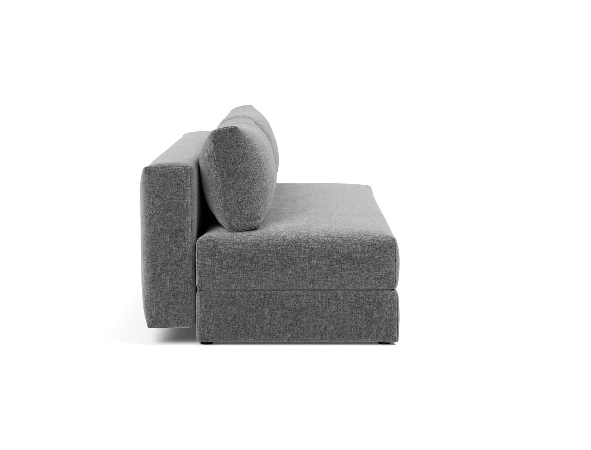 Schlafsofa Osvald Strukturierter Stoff Twist 563-Charcoal
