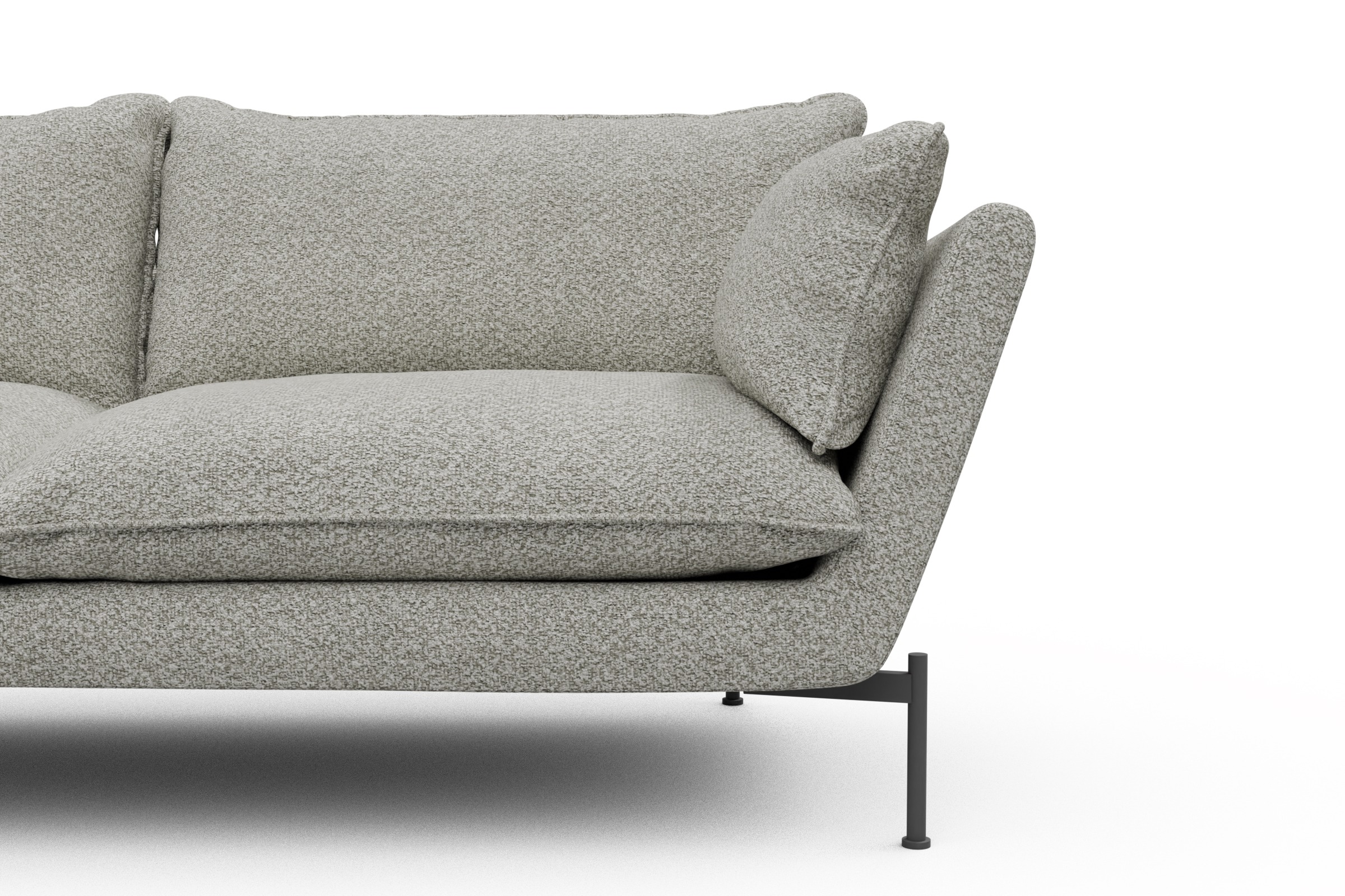 Sofa Anton PREMIUM 2-Sitzer Vanora-Warm-Sand
