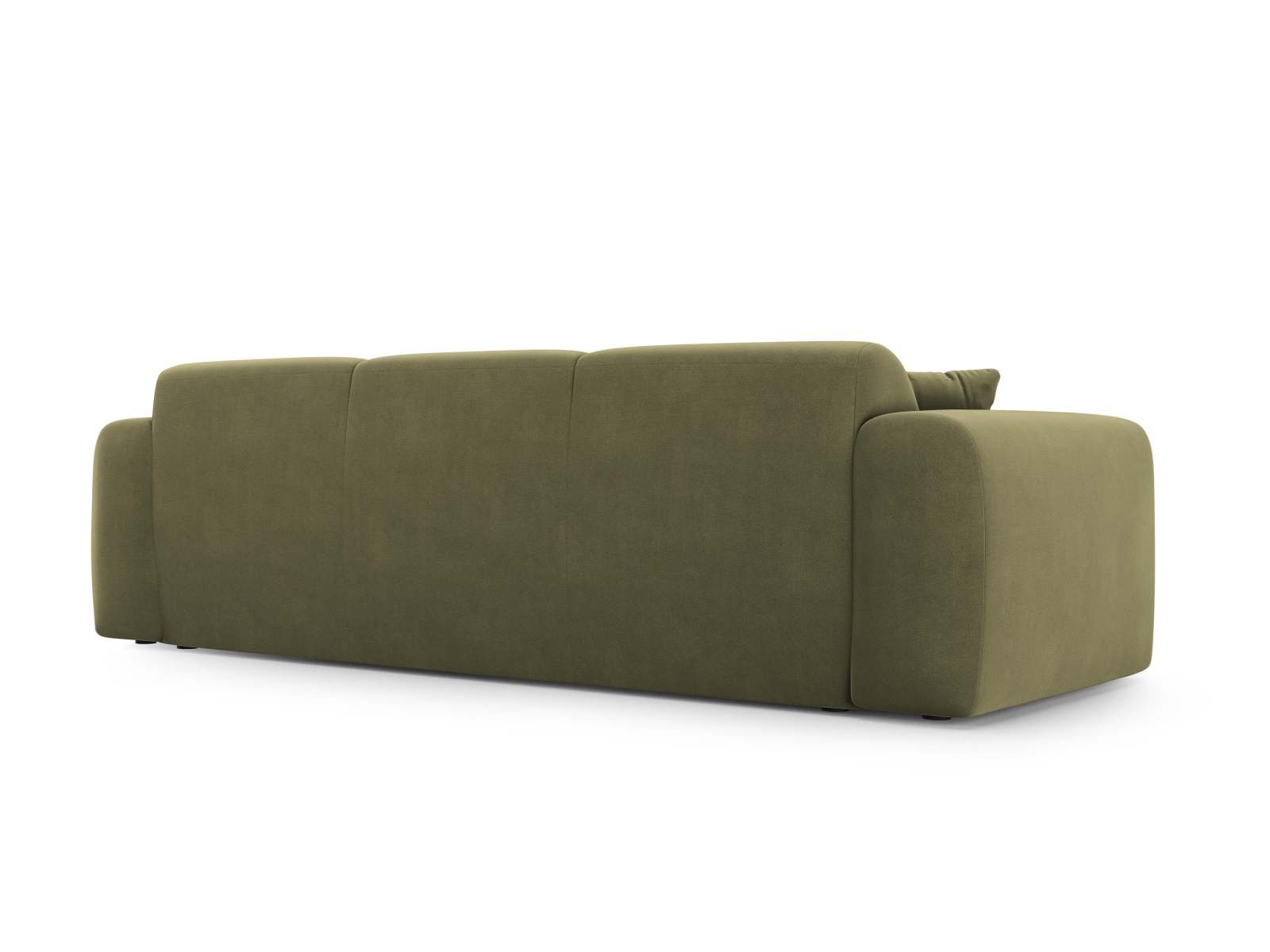 Cosmopolitan Design Sofa Nolio 3-Sitzer Samt Casino Hellgrün