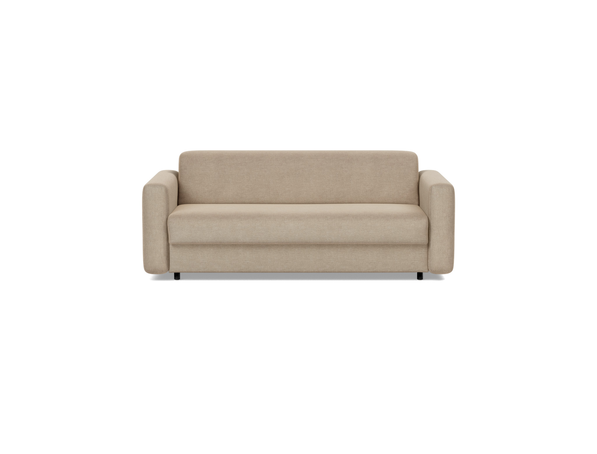 Schlafsofa Killian mit Memory-Matratze 140 Flachgewebe Phobos 587-Mocha