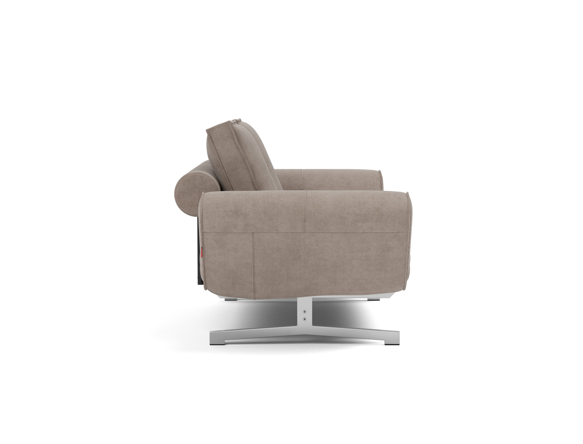 Tagesbett Ghia Kord Cordufine 318-Beige Beine Chrom