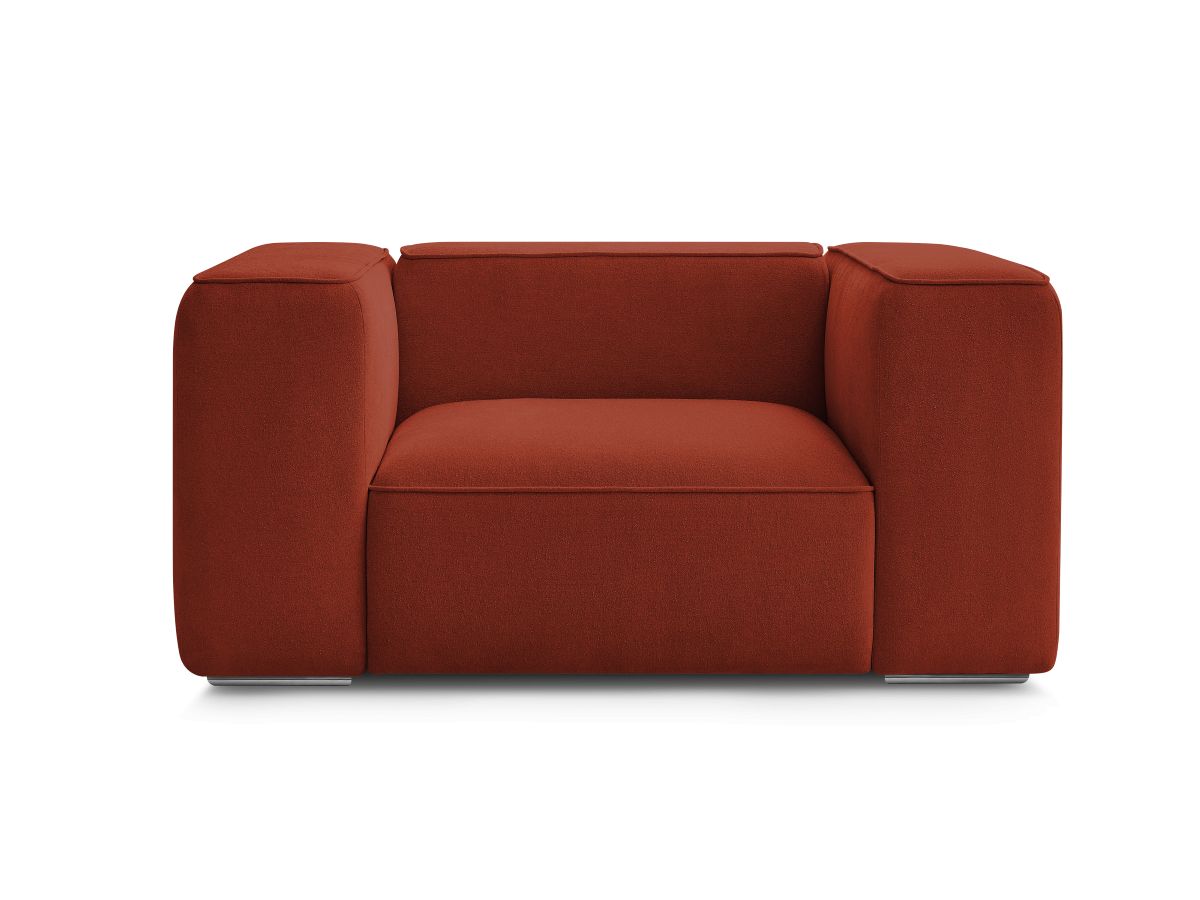 Bobochic Zephyr Sessel Strukturstoff Orange