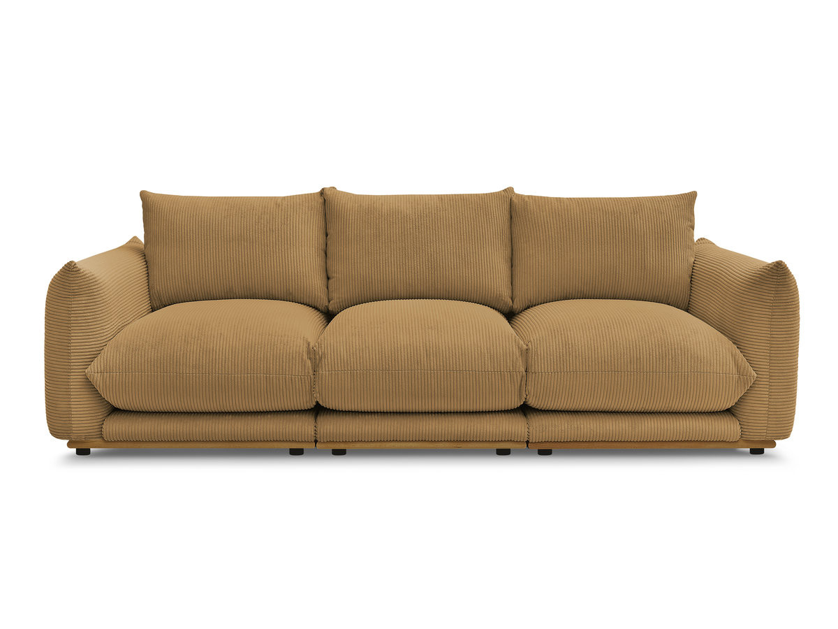 Bobochic Ernest Sofa 3-Sitzer 266 × 106 cm Cordsamt Gelb