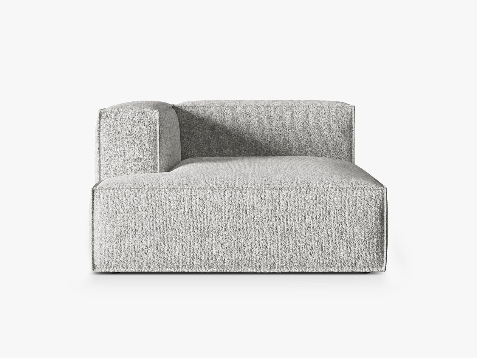Micadoni Recamiere Nuria 1-Sitzer Links Boucle Silber