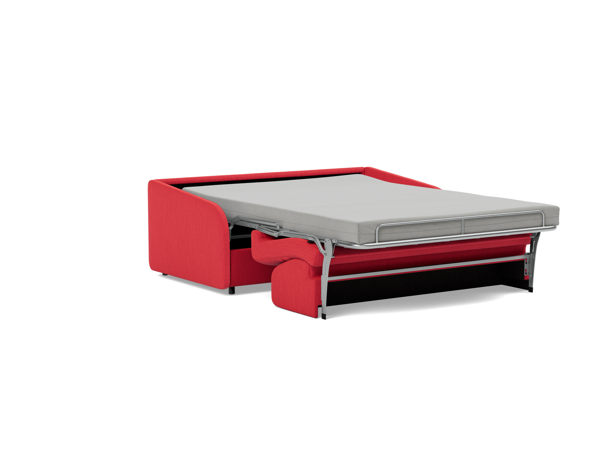 Schlafsofa Eivor mit Memory-Matratze 140 Flachgewebe Elegance 511-Red