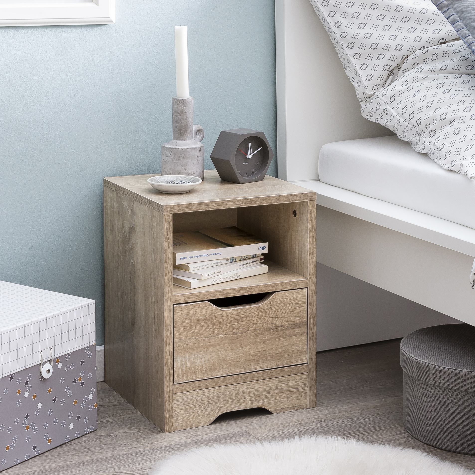 Nachttisch Feiring Sonoma Höhe 43 cm