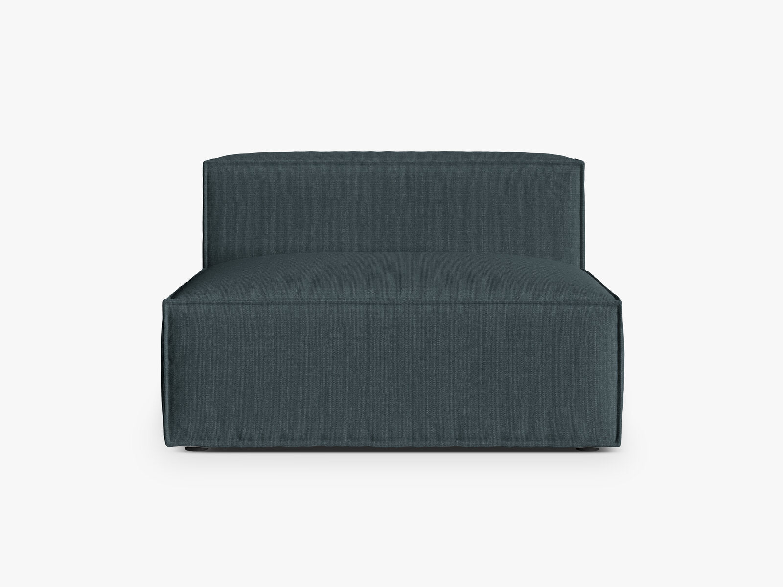 Micadoni Modul Nuria 2-Sitzer Strukturierter Stoff Liberty Dunkel Petrol