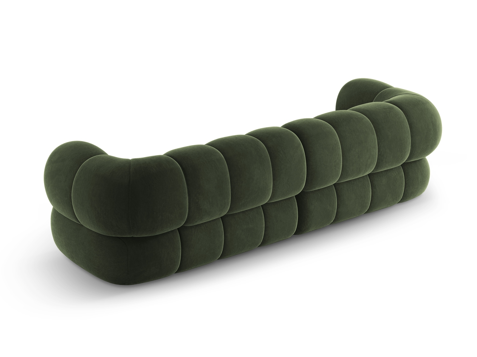 Cosmopolitan Design Sofa Koge 4-Sitzer Samt Vogue Grün