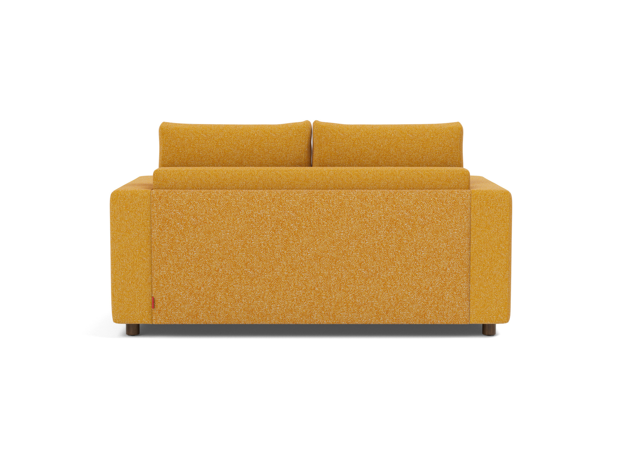 Schlafsofa Neah mit Standard-Armlehnen 140 Boucle Skandi 536-Ochre