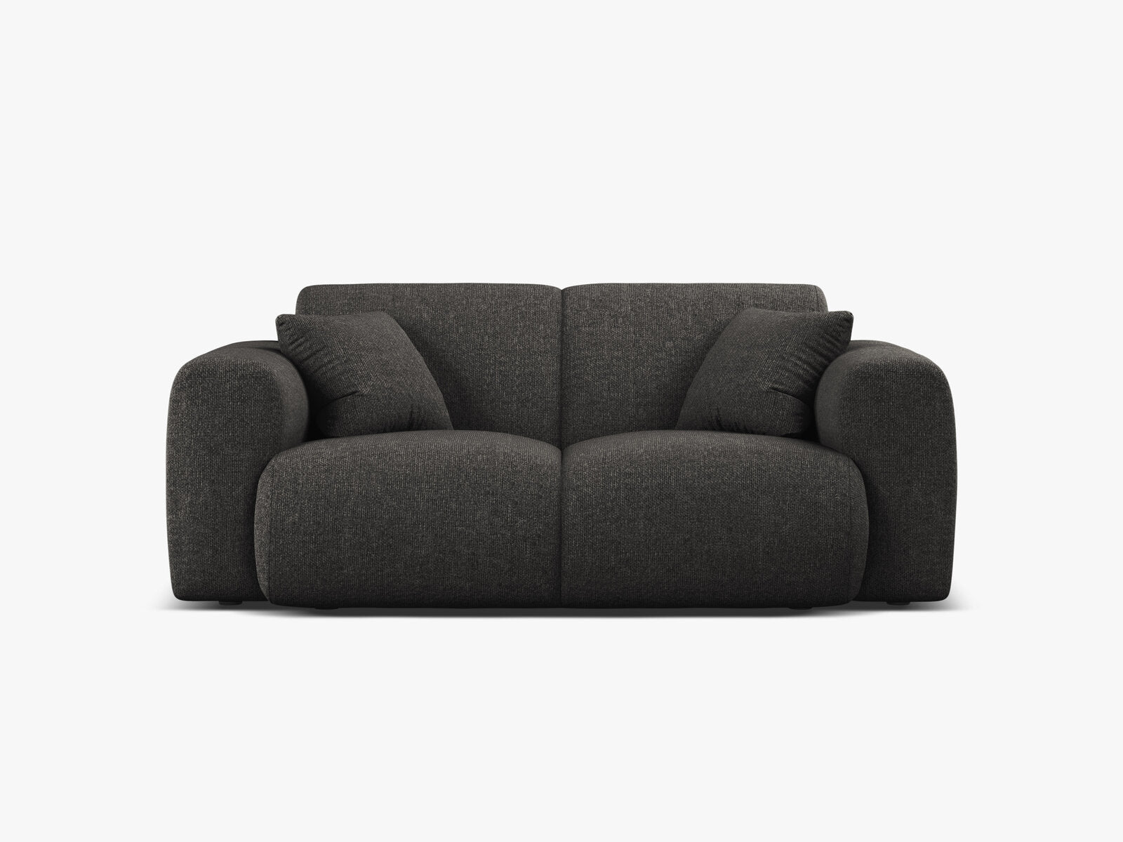 Micadoni Sofa Molino 2-Sitzer Chenille Eden Anthrazit