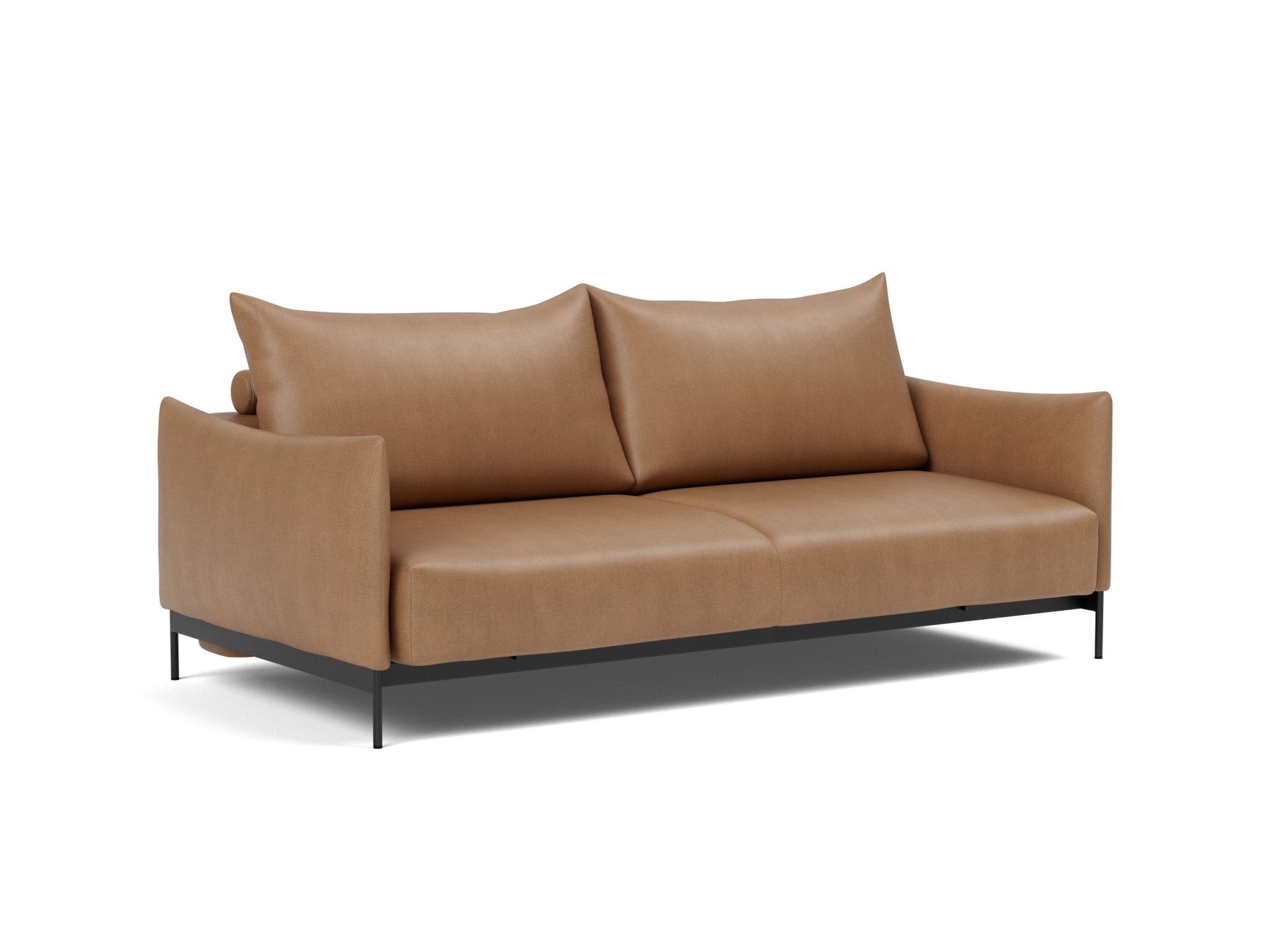 Schlafsofa Malloy Lederoptik Faunal 551-Brown