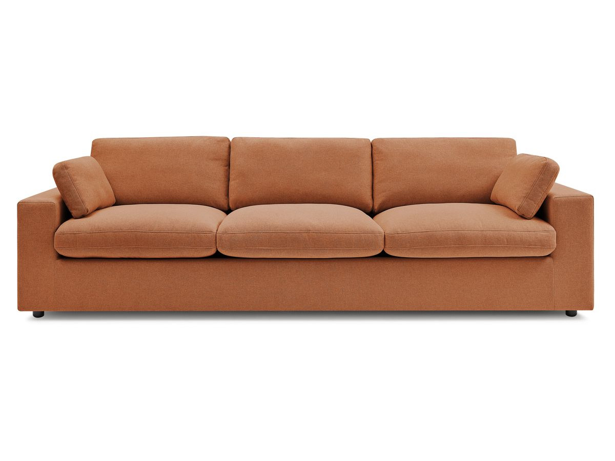Bobochic Belair Sofa 4-Sitzer Stoff Orange