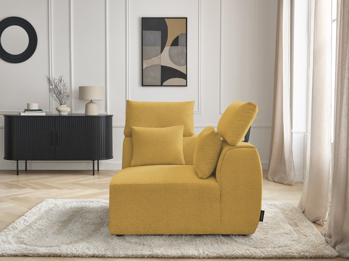 Bobochic Jana Eckmodul Melange-Stoff Gelb