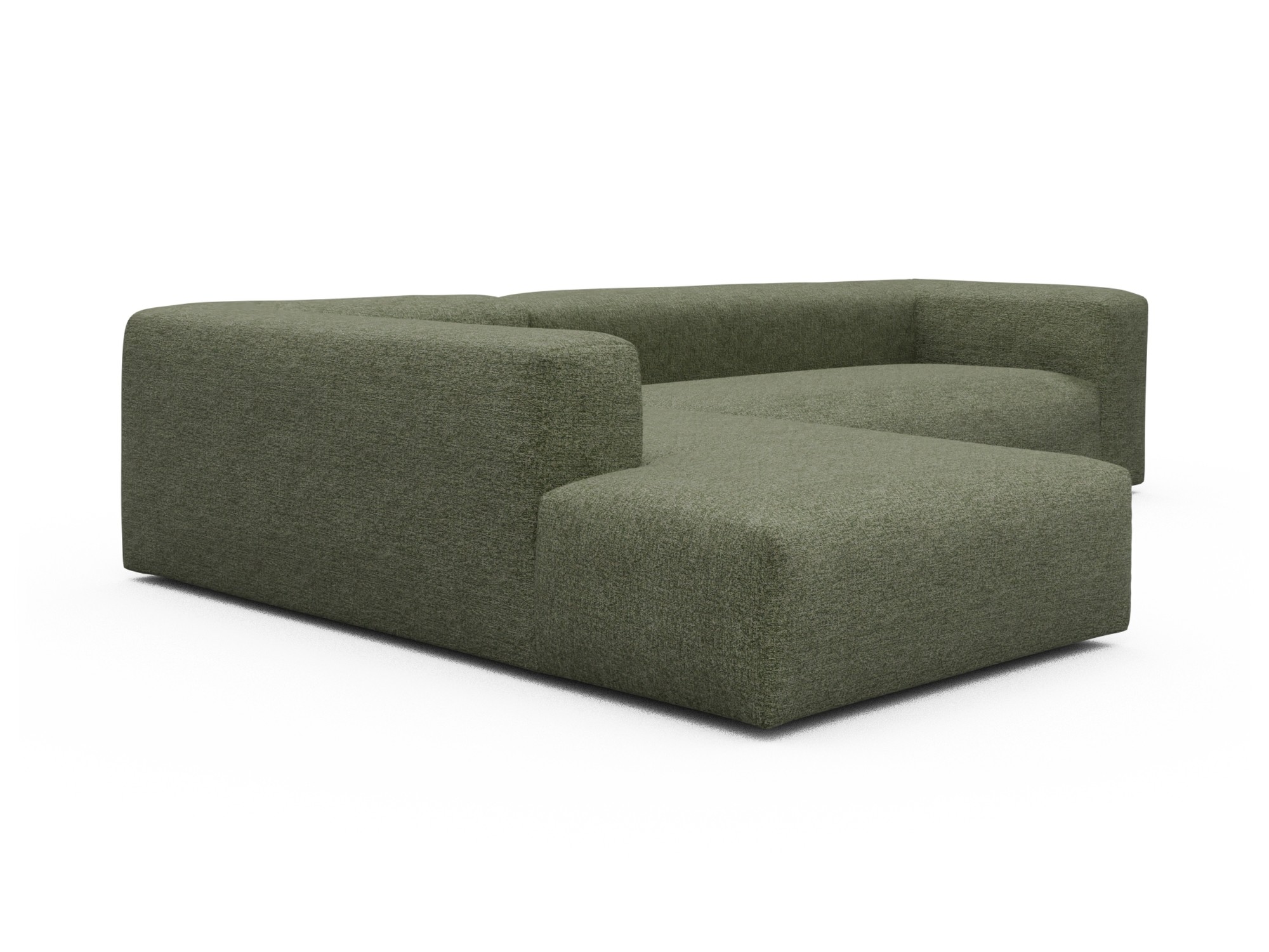 Skandi Home Ecksofa Fred Relax-Ecke links mit 2,5-Sitzer Carreno-Vivid-Green moebelfaktor