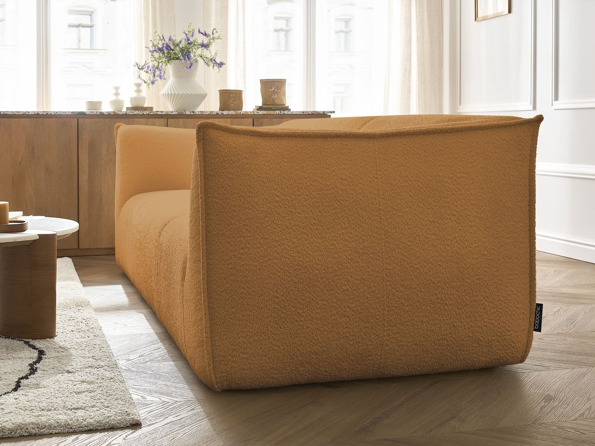 Bobochic Giorgia Sofa 5-Sitzer 534 × 100 cm Bouclé-Stoff Gelb