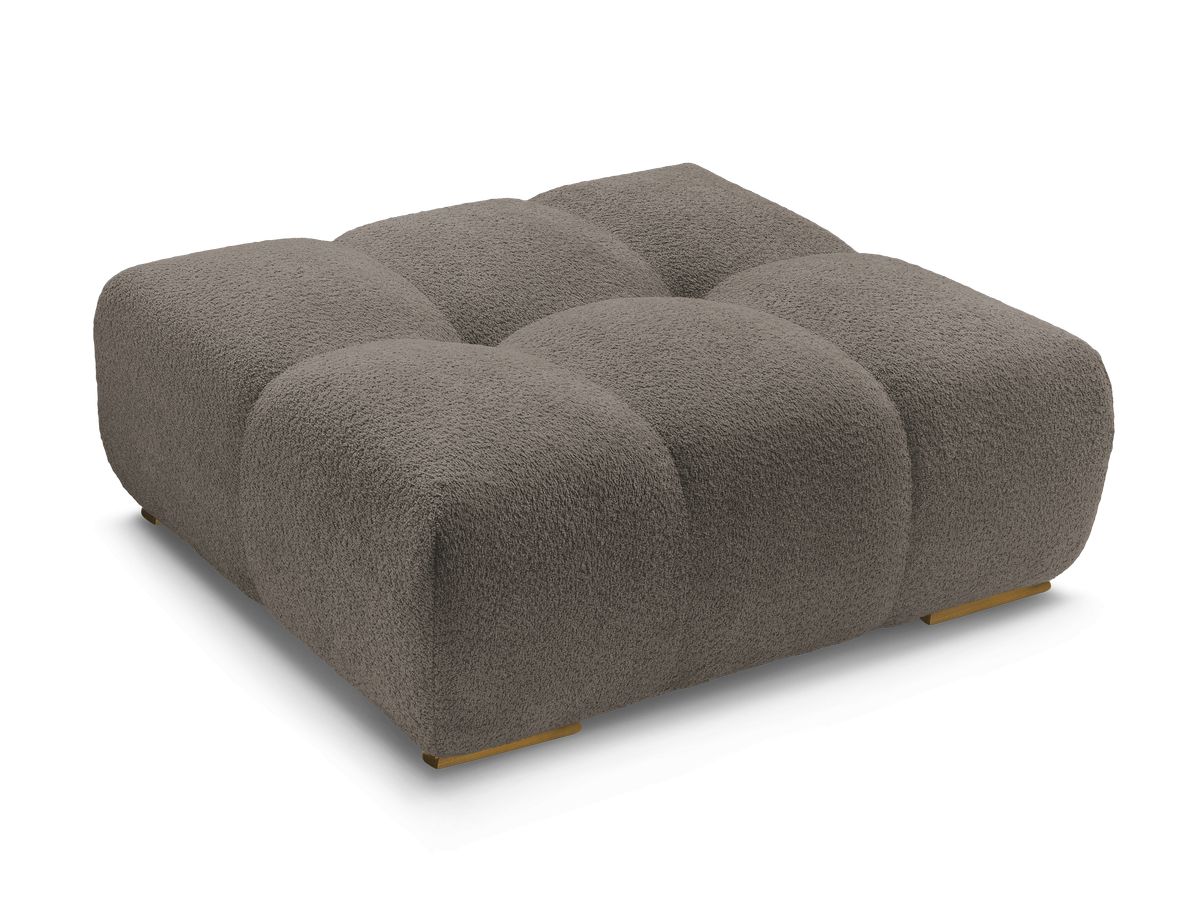 Bouclé-Stoff · Braun