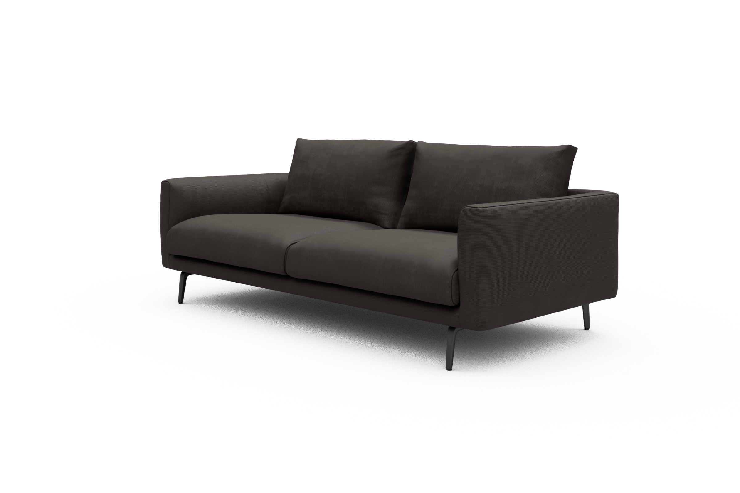 Sofa Karl 3-Sitzer Cordufine-Taupe