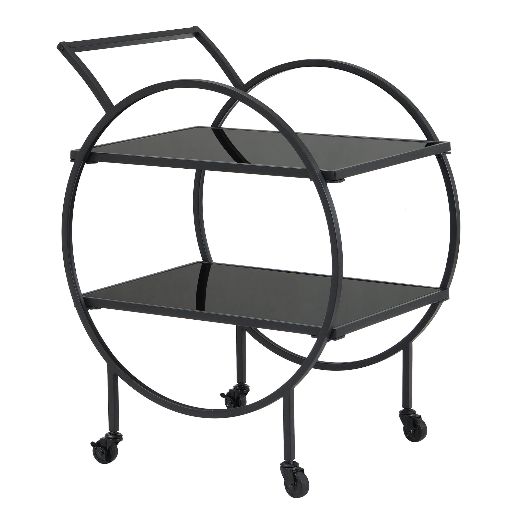 Servierwagen Naustdal Metall Schwarz 45 × 46 × 83 cm