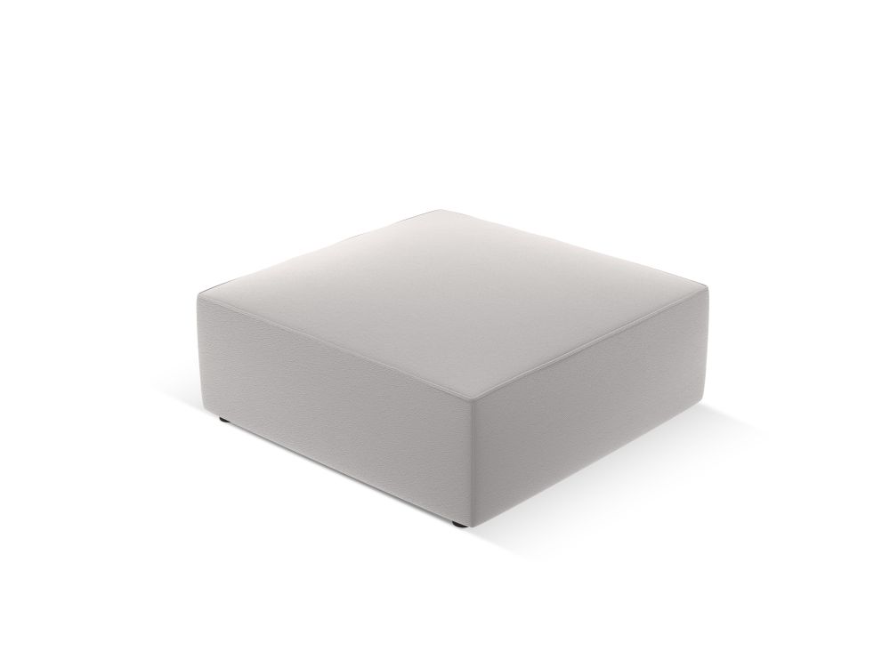 Cosmopolitan Design Pouf Siena Kunstleder Pacifico Hellgrau