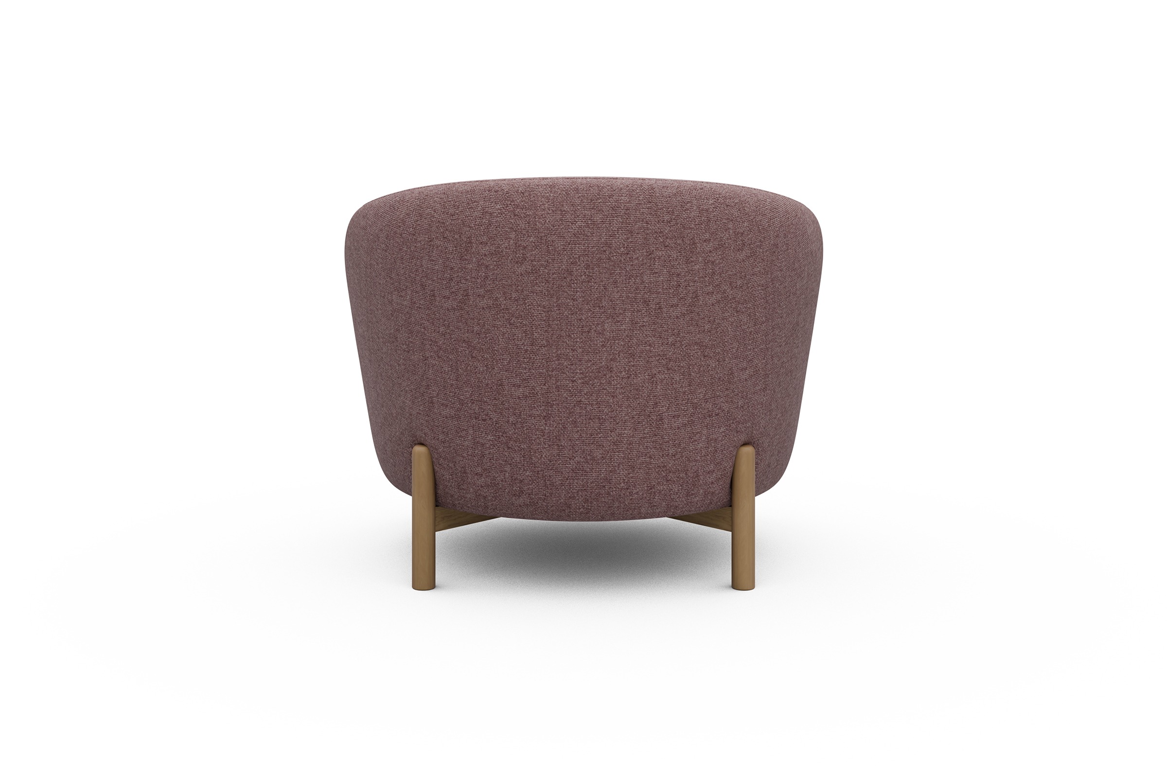 Sessel Ronda Holzbeine Eiche Natur Sama-Flamingo