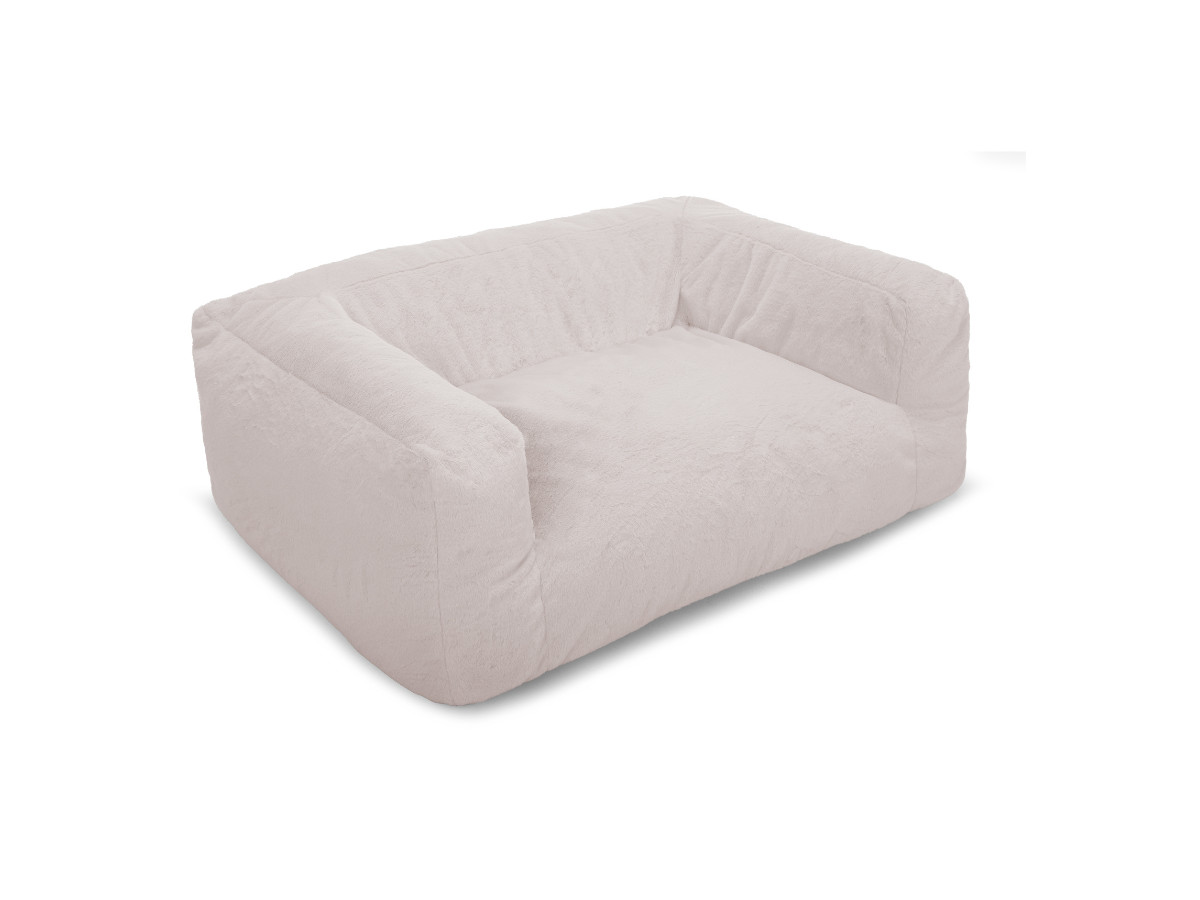 Bobochic Salto Hundekorb Kunstfell Rosa, Größe M (80 cm)