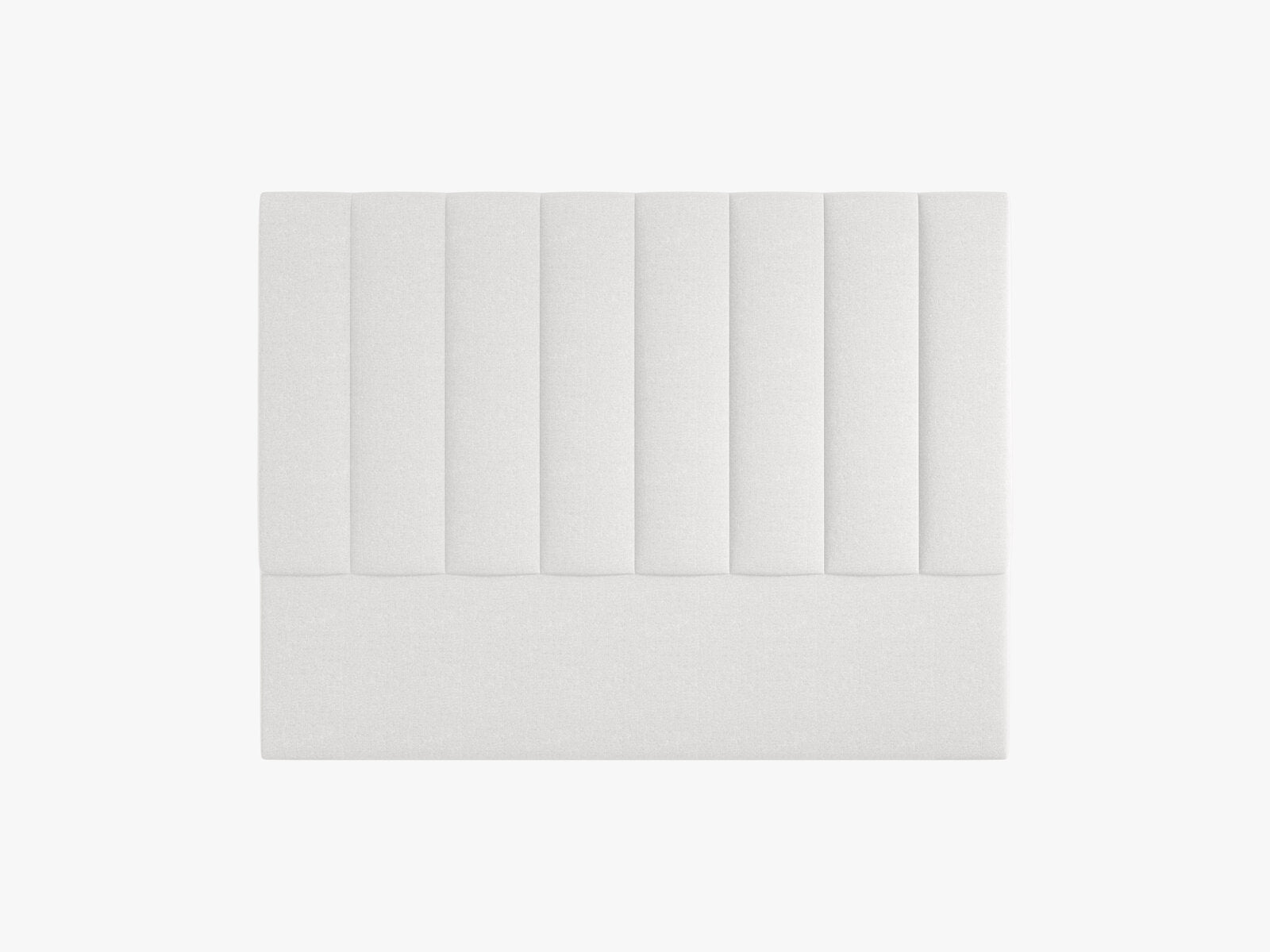 Micadoni Marl Polster-Kopfteil Chenille Eden Silber 160x120