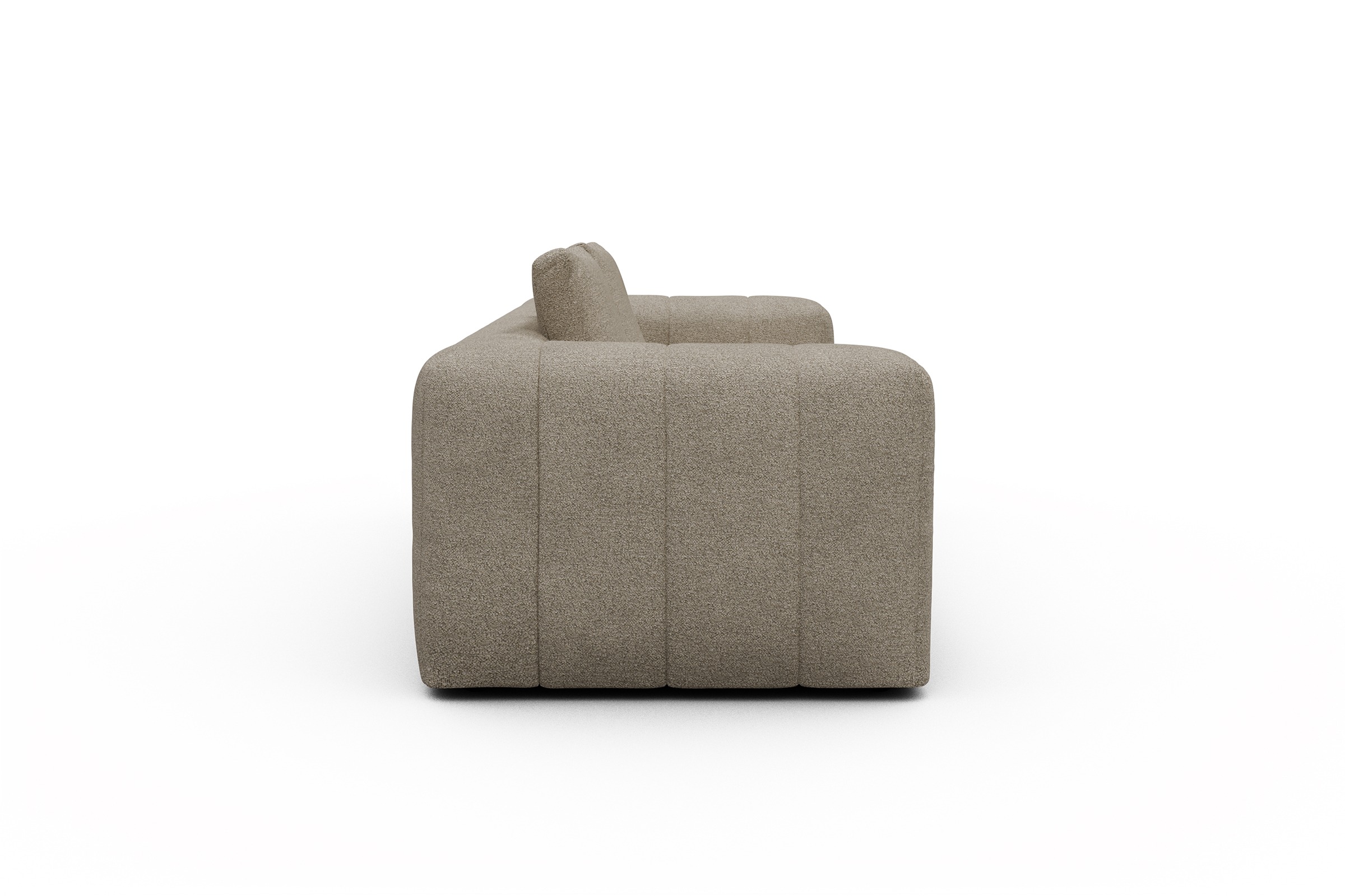 Sofa Hugo 3-Sitzer Boucle-Belge