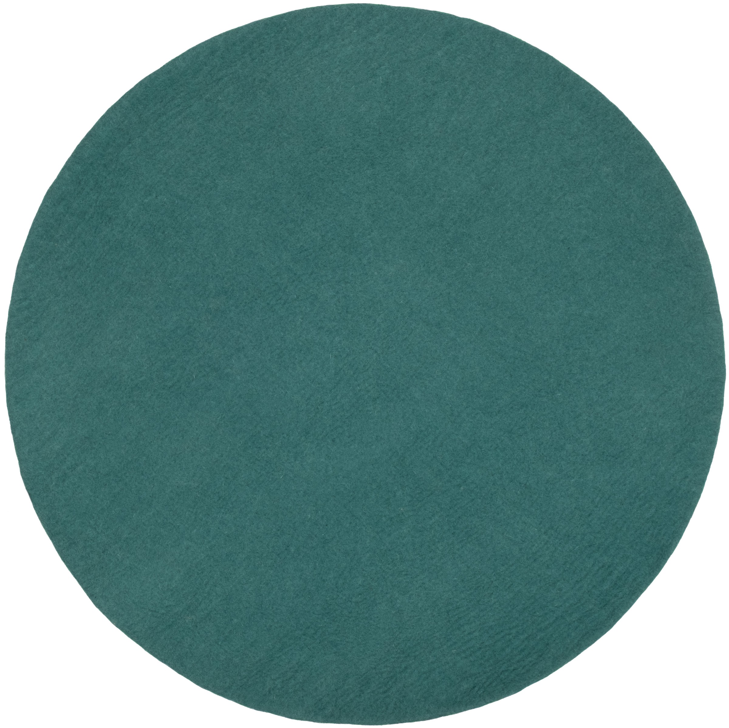 myfelt Noah Filzteppich Petrol rund Ø 120 cm