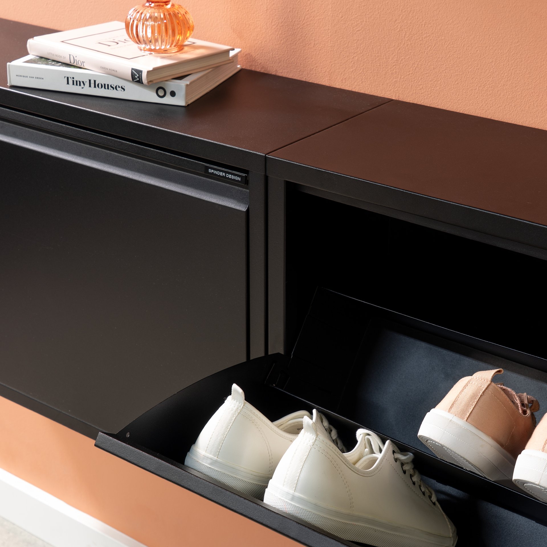 Spinder Design Schuhschrank Billy 1 Maxi  Schwarz