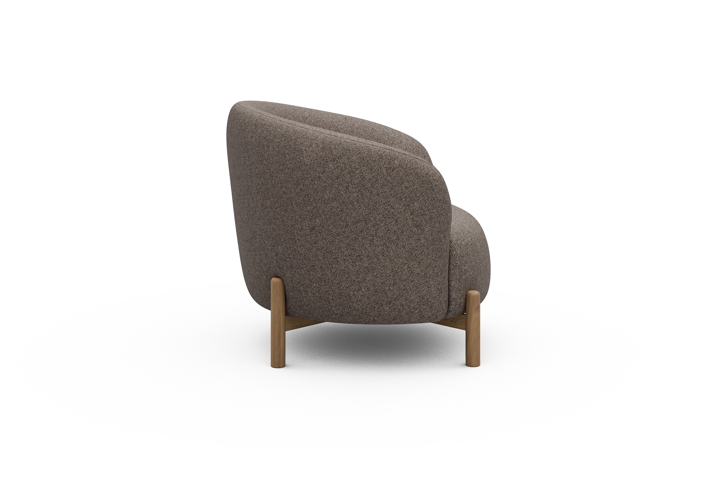 Sessel Ronda Holzbeine Eiche Natur Sama-Stone