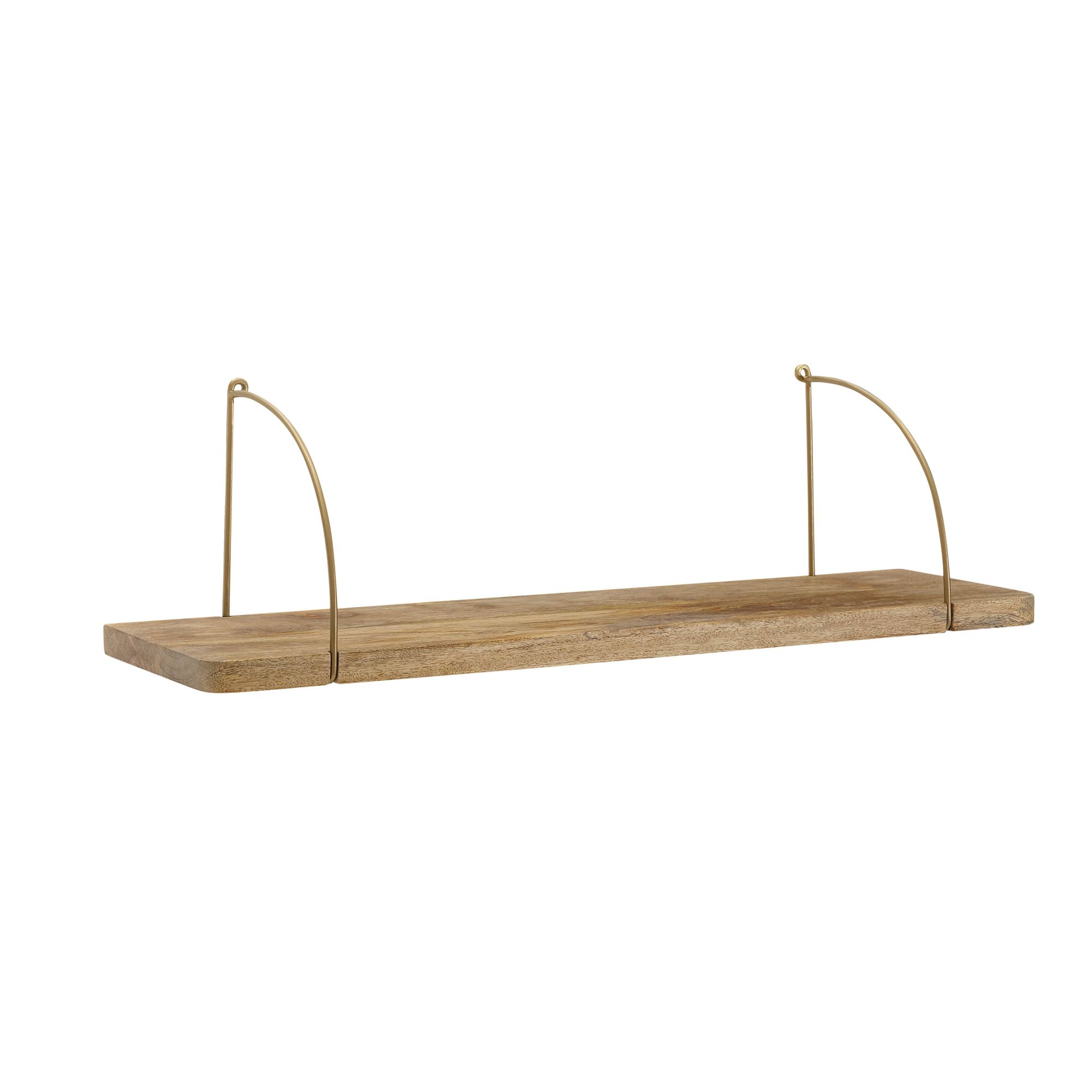 Wandregal Gjerde Mango Massivholz Breite 60 cm