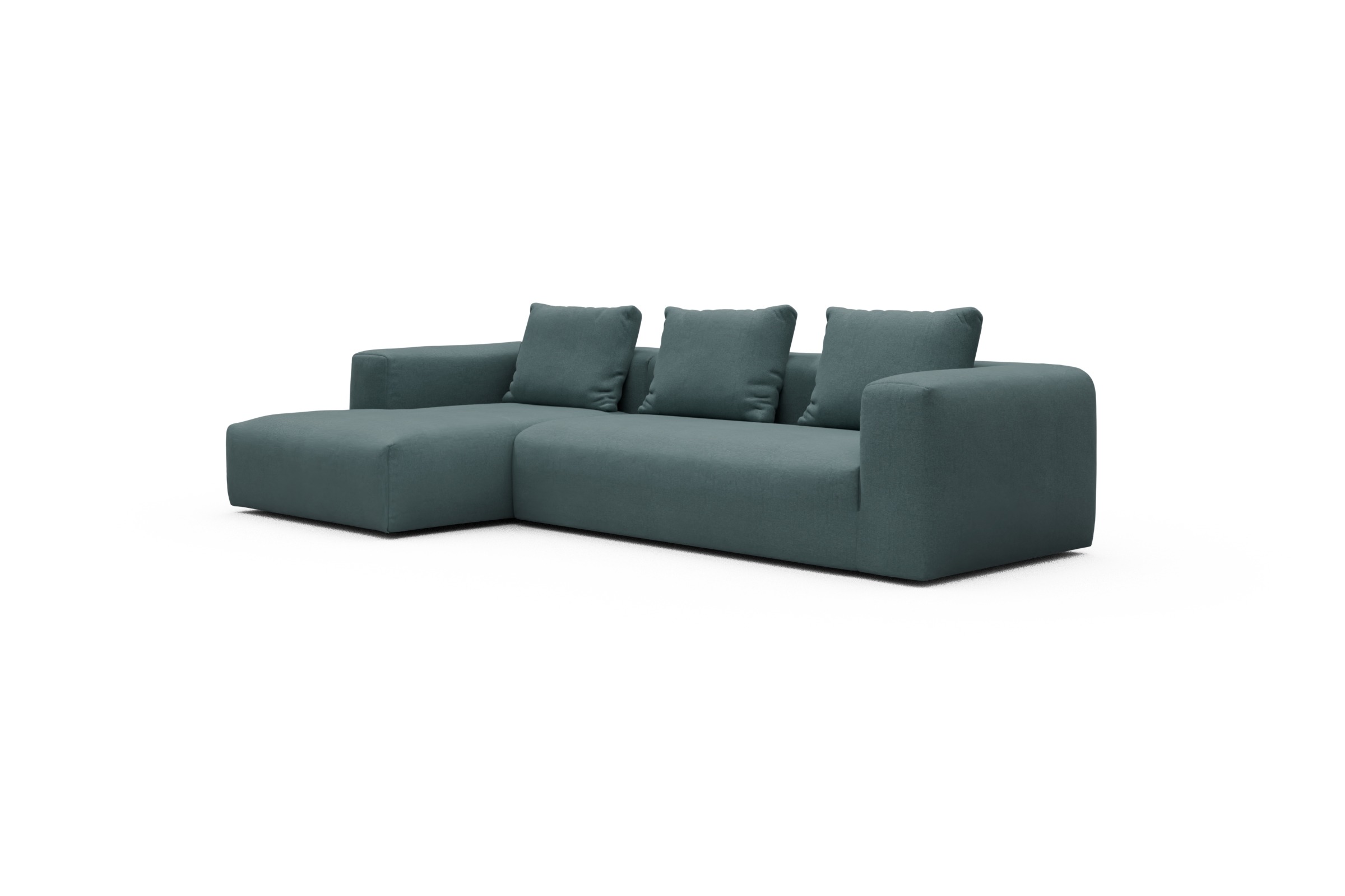 Ecksofa Fred Chaiselongue links mit 2,5-Sitzer Satya-Niagara