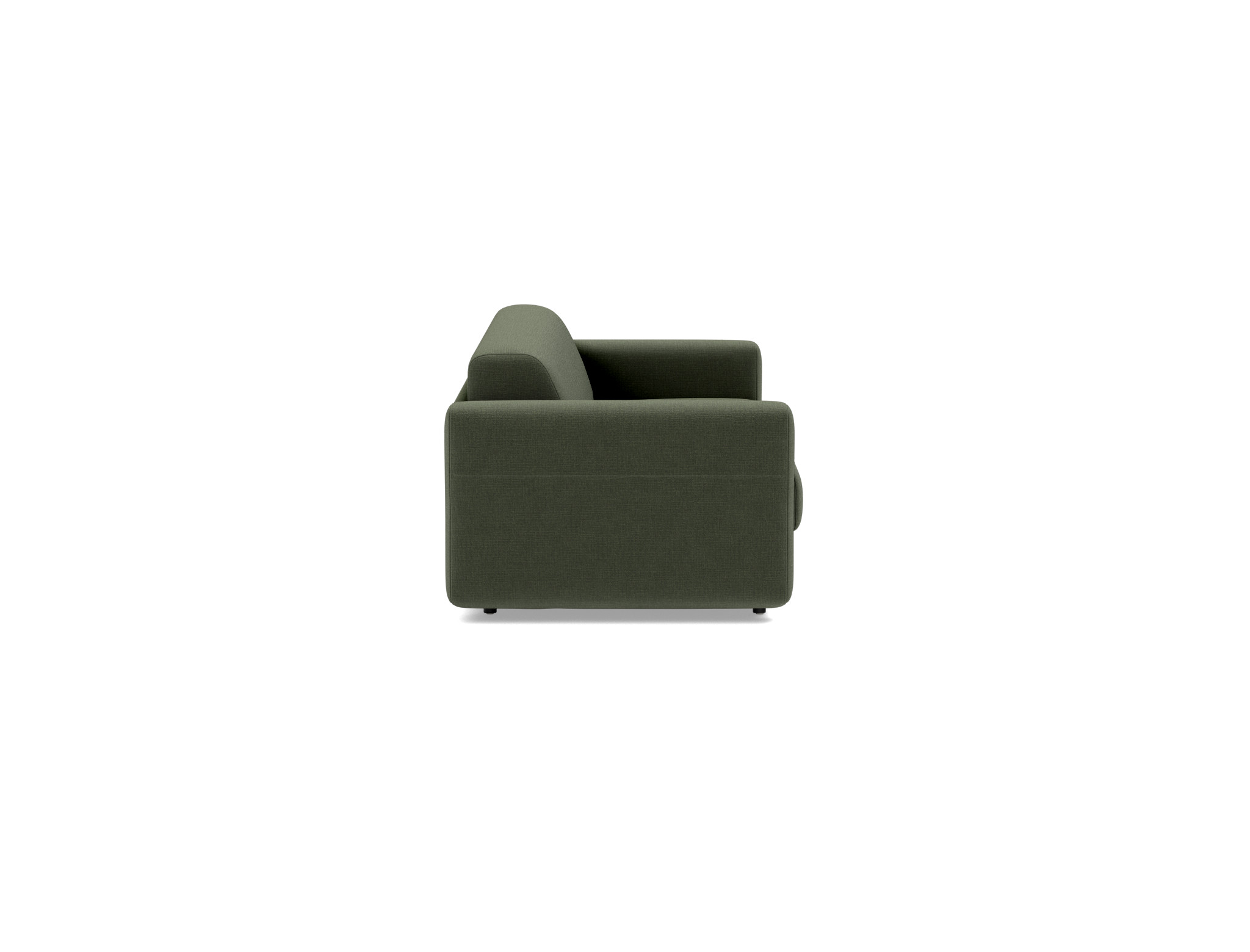 Schlafsofa Killian mit Taschenfederkernmatratze 160 Chenille Esina 413-Olive-Green