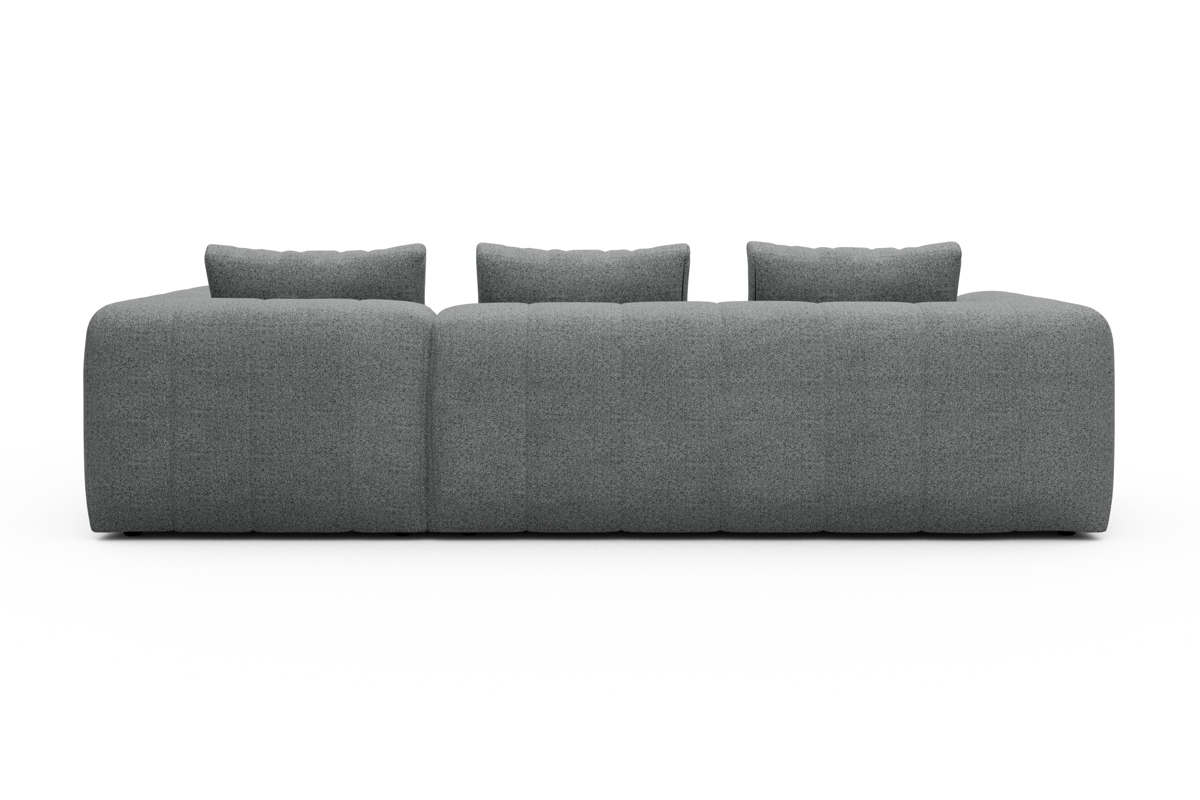 Ecksofa Hugo 2x 2,5-Sitzer Armlehne links Aivi-Gravet-Grey