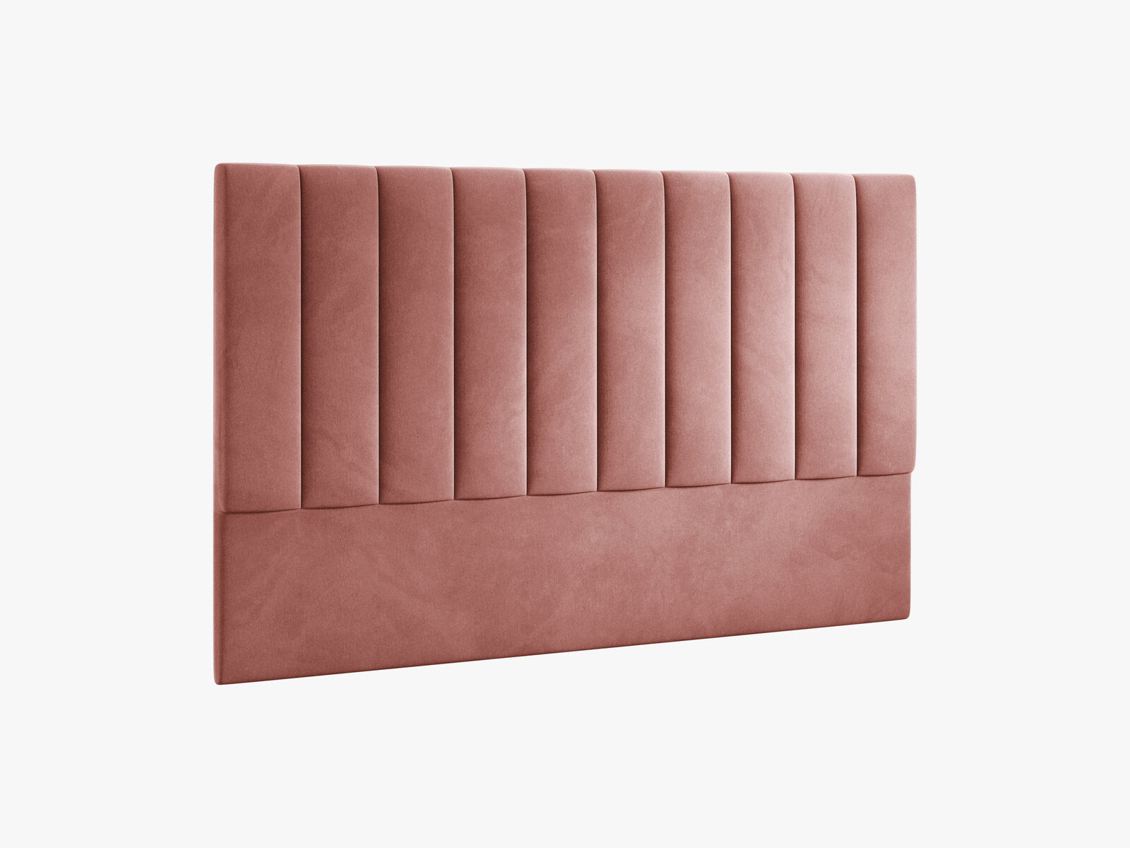 Micadoni Marl Polster-Kopfteil Samt Magic Velvet Rosa 200x120