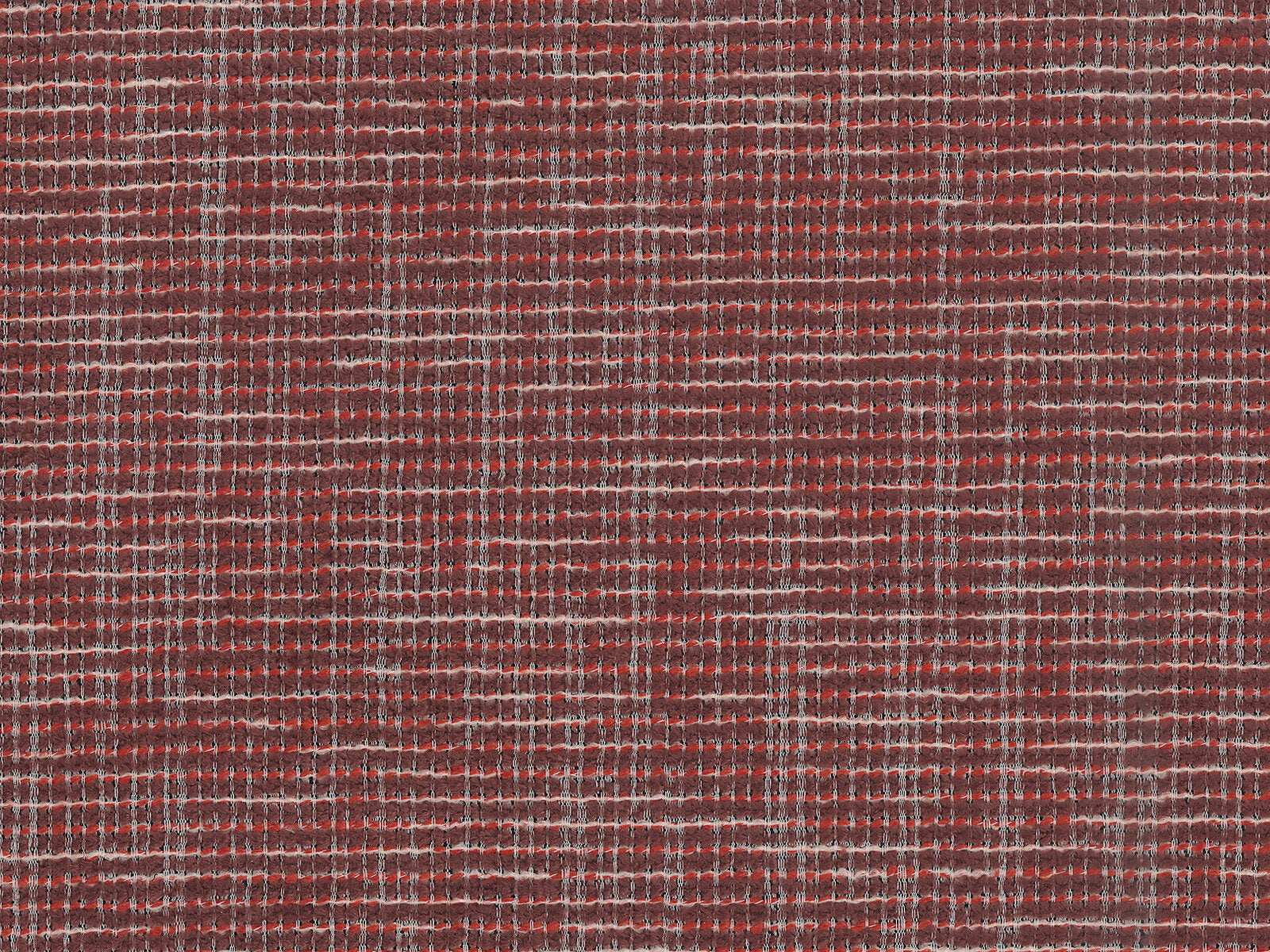 Micadoni Sofa Lido 2-Sitzer Strukturierter Stoff Rot
