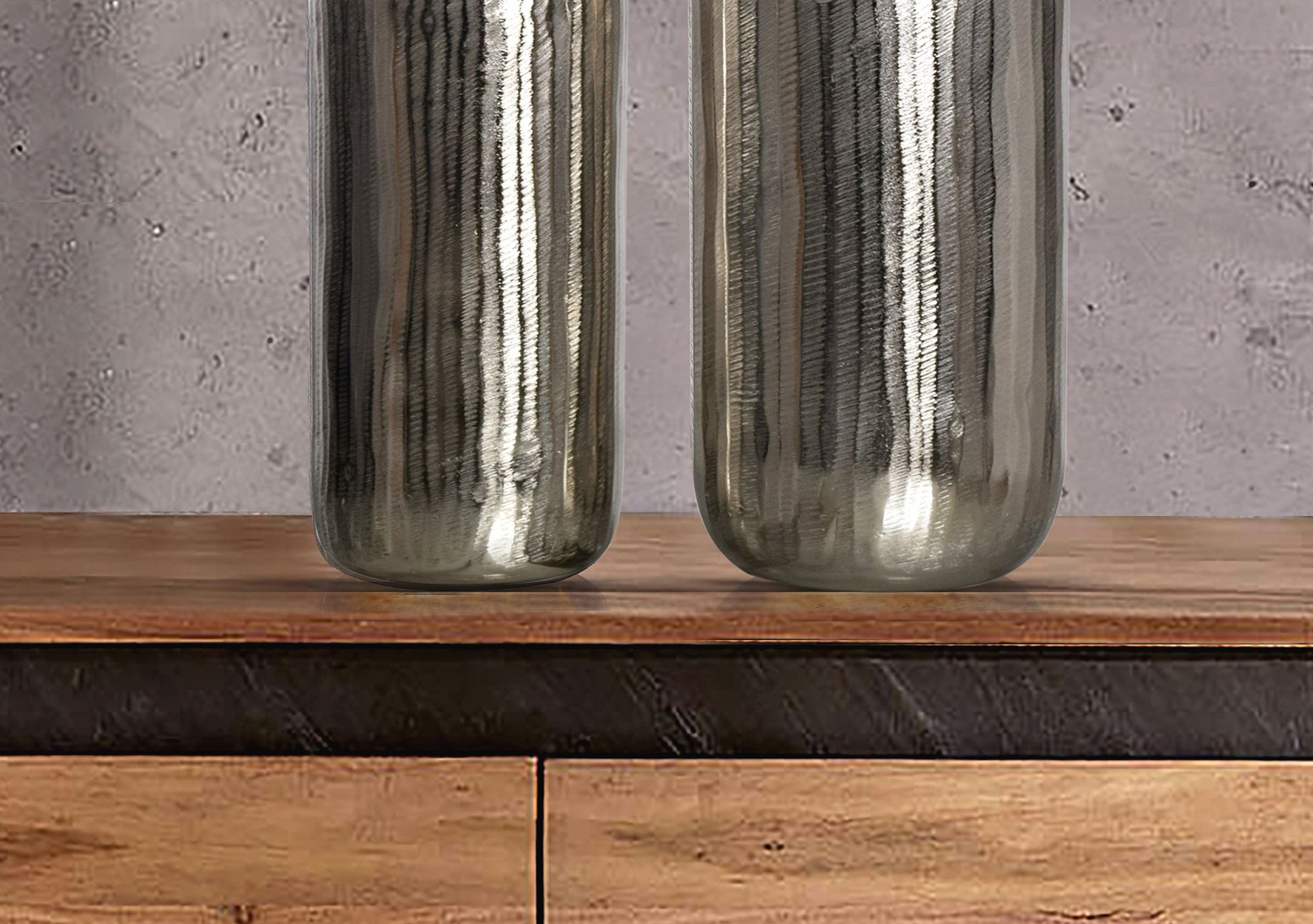 Tischvase Hovag Aluminium Silber Ø 16 cm