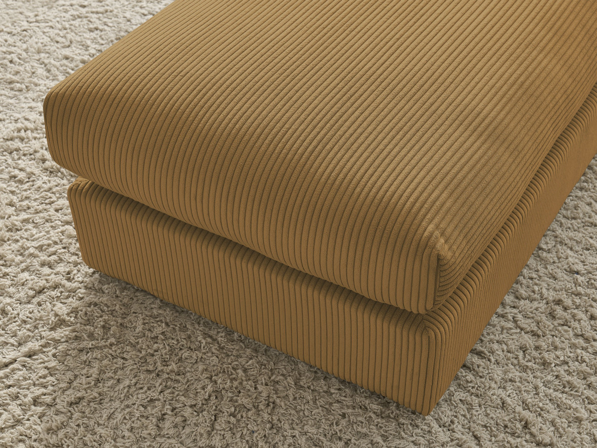 Bobochic Paris Pouf Cordsamt Gelb