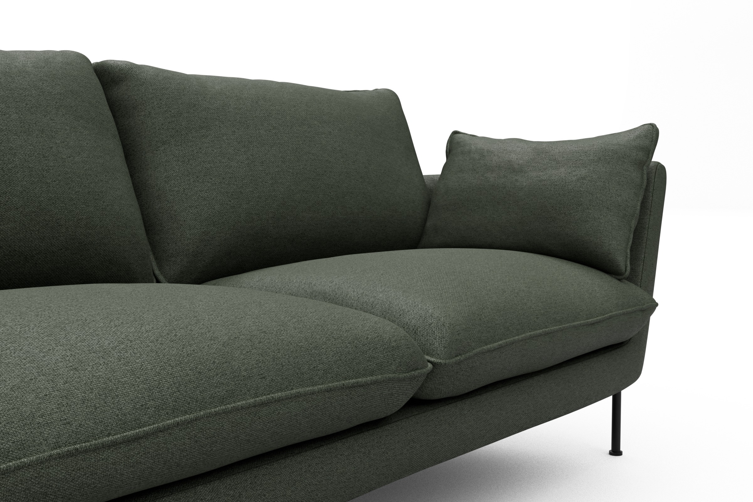 Sofa Anton 3-Sitzer Denari-Forest-Green