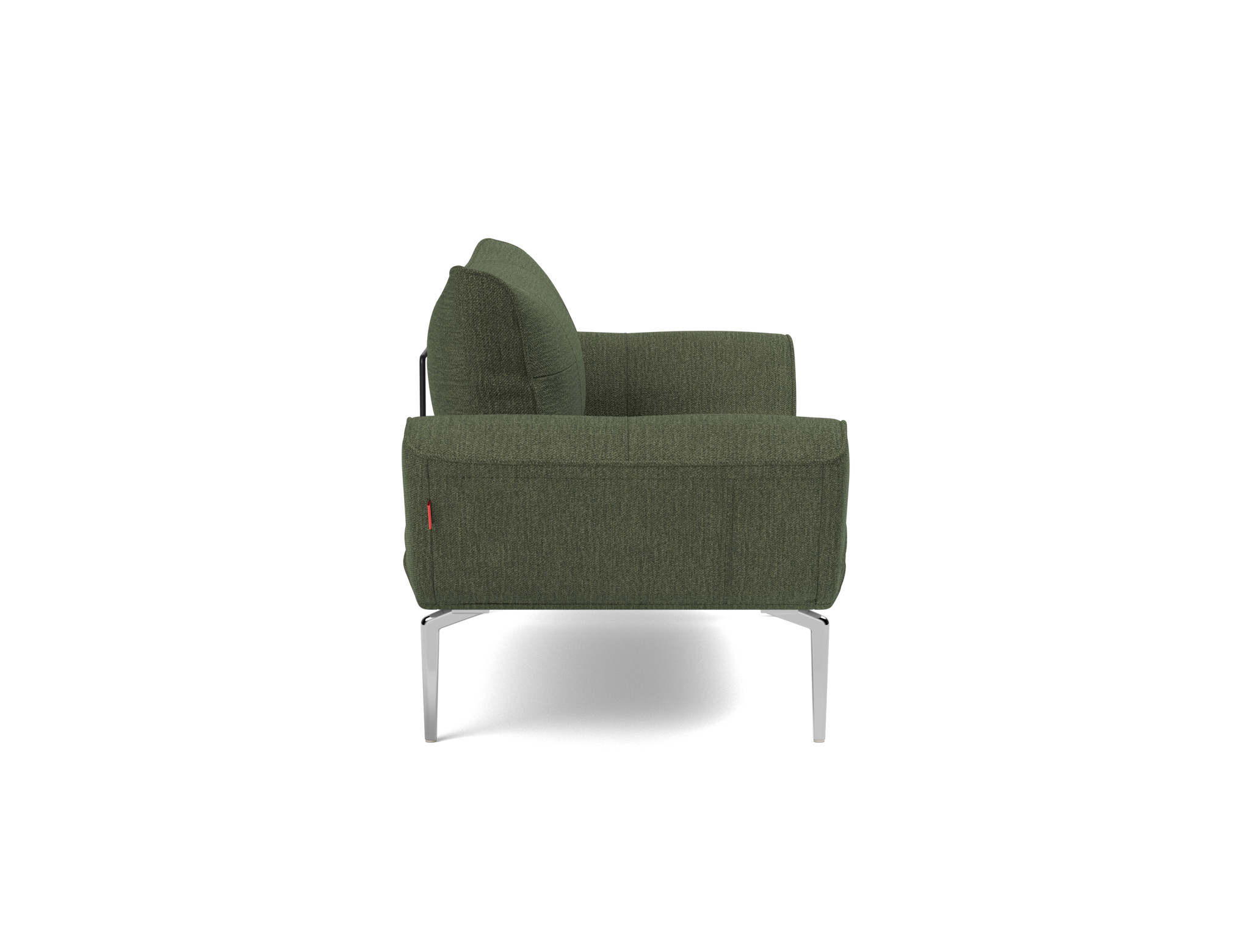 Tagesbett Zeal Strukturierter Stoff Taura 353-Forest Beine Straw Aluminium