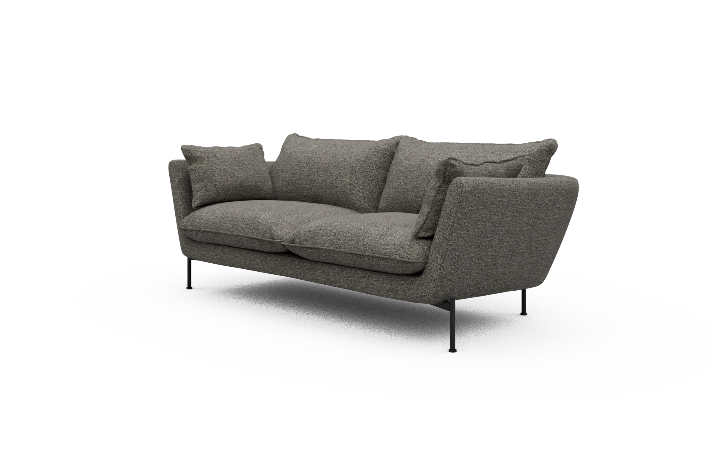Sofa Anton PREMIUM 2-Sitzer Carreno-Sepie-Brown