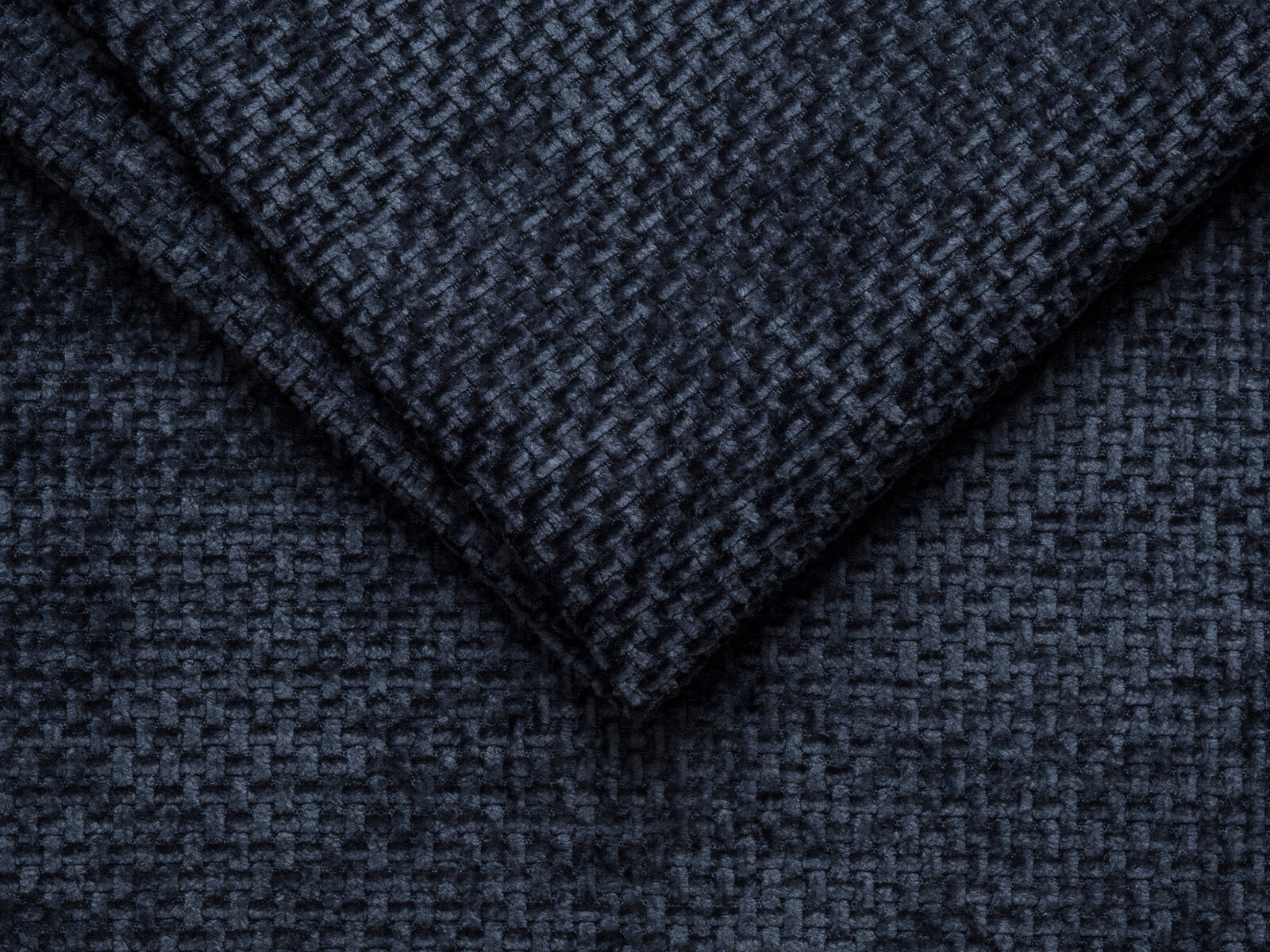 Micadoni Ecksofa Molino 6-Sitzer Links Chenille Eden Marineblau