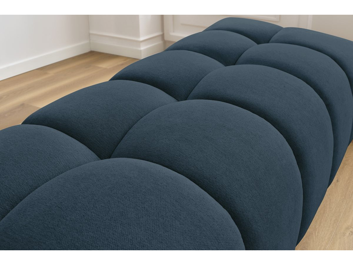 Bobochic Mont-blanc Pouf Melange-Stoff Dunkelblau