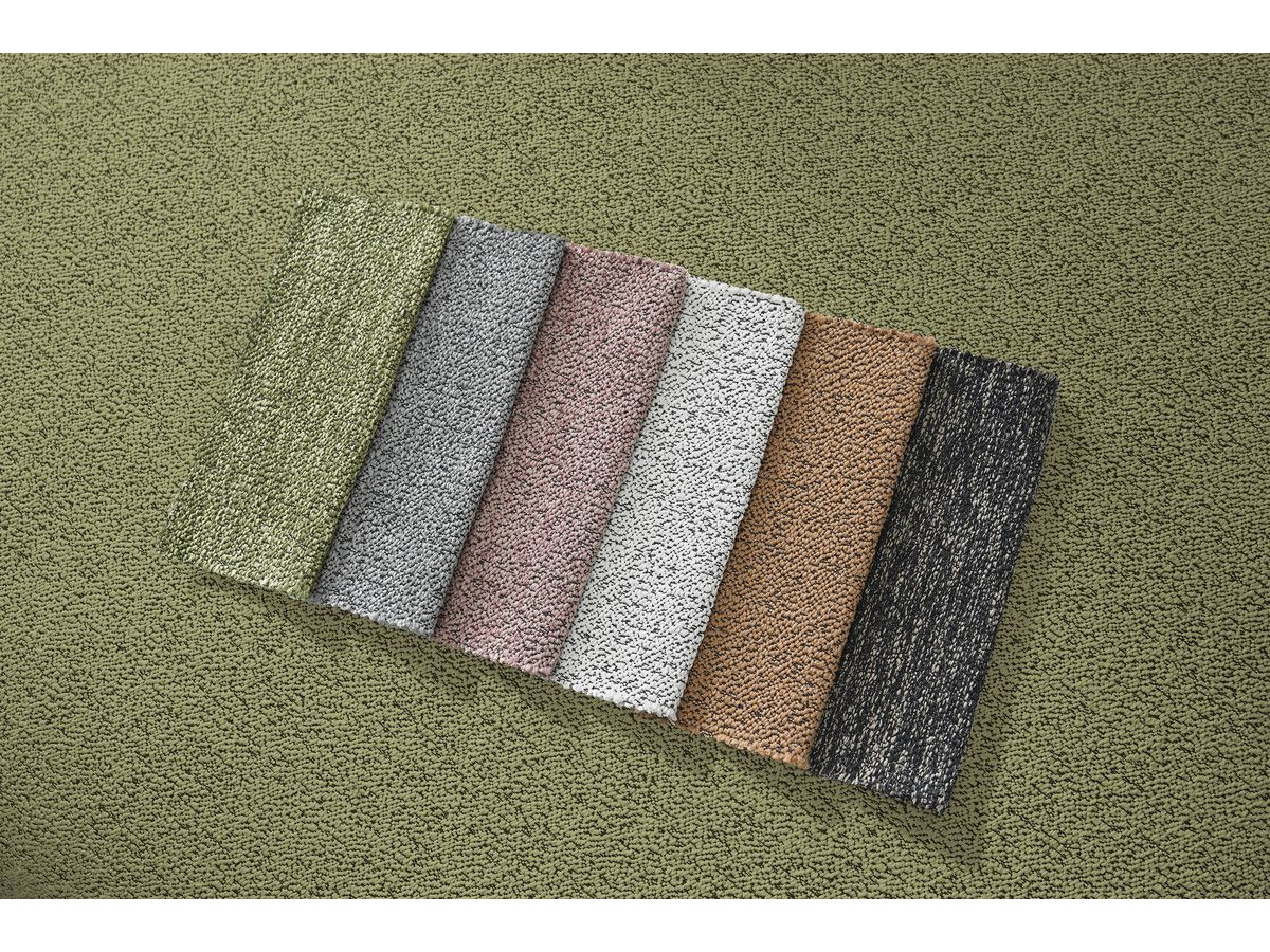 Bobochic William Sofa 3-Sitzer Melange-Stoff Grün