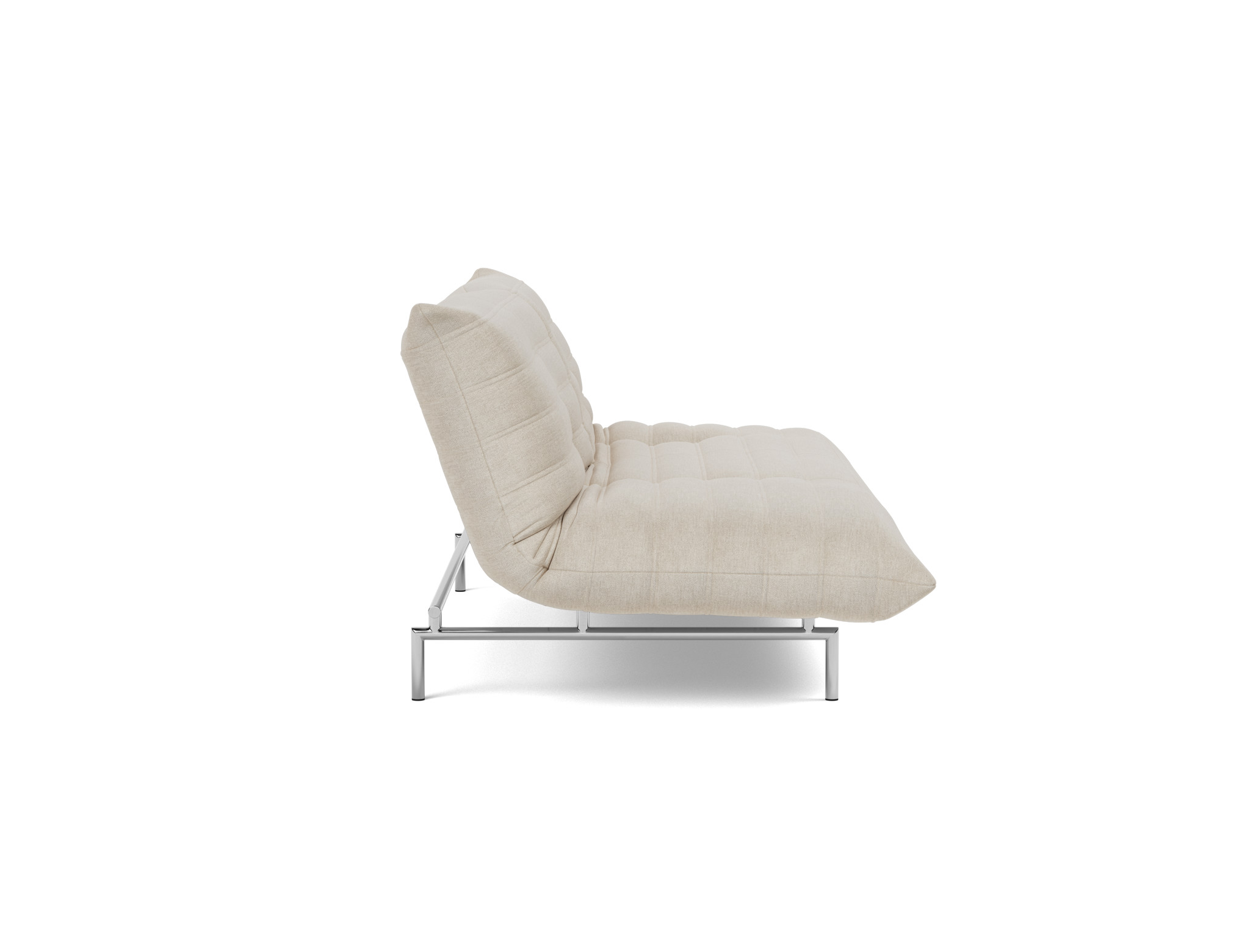 Schlafsofa Mikunjo Flachgewebe Phobos 586-Latte