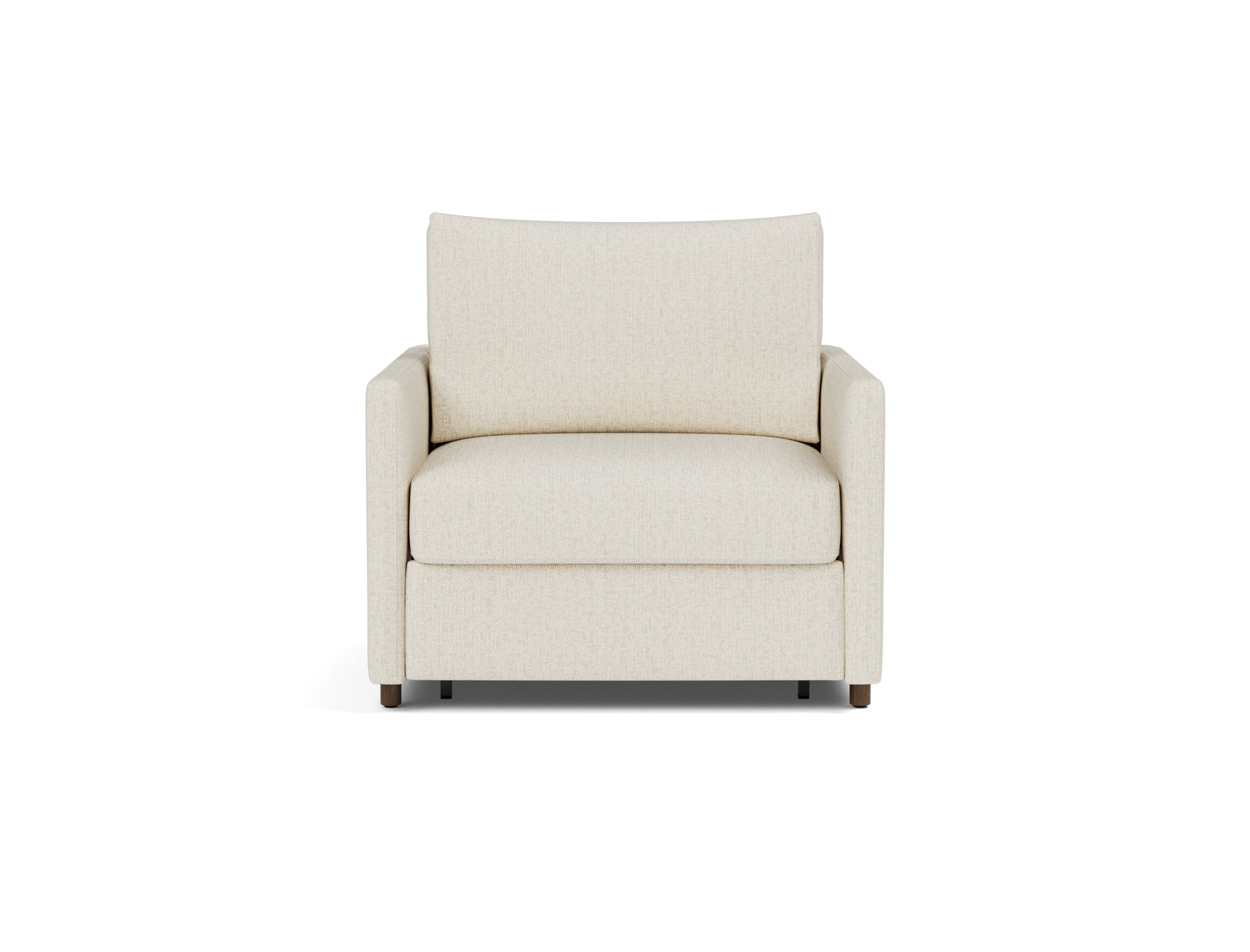 Schlafsessel Neah mit Slim-Armlehnen Boucle Skandi 531-Off-White