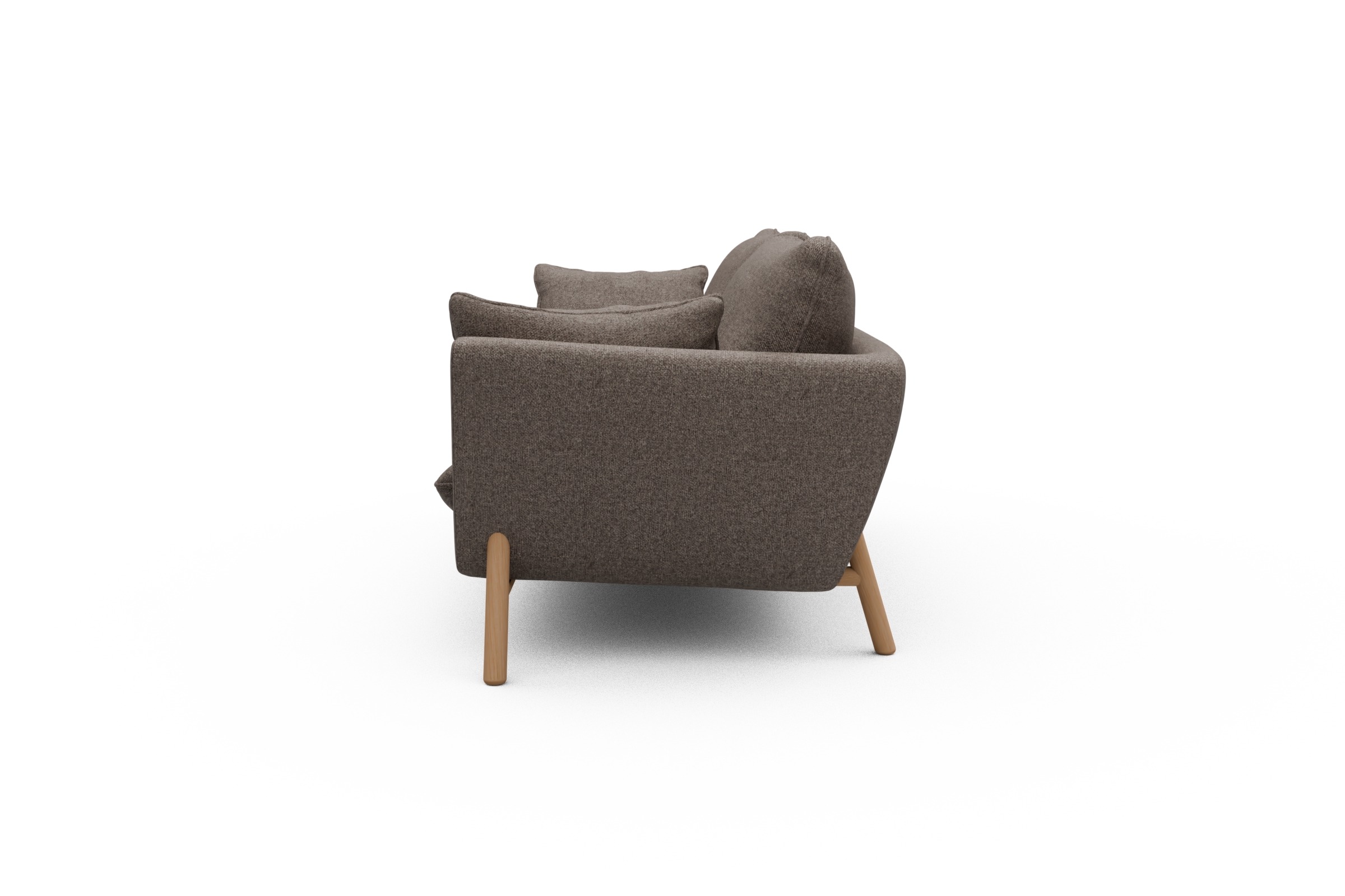 Sofa Emil 3-Sitzer Beinfarbe Eiche Natur Sama-Stone