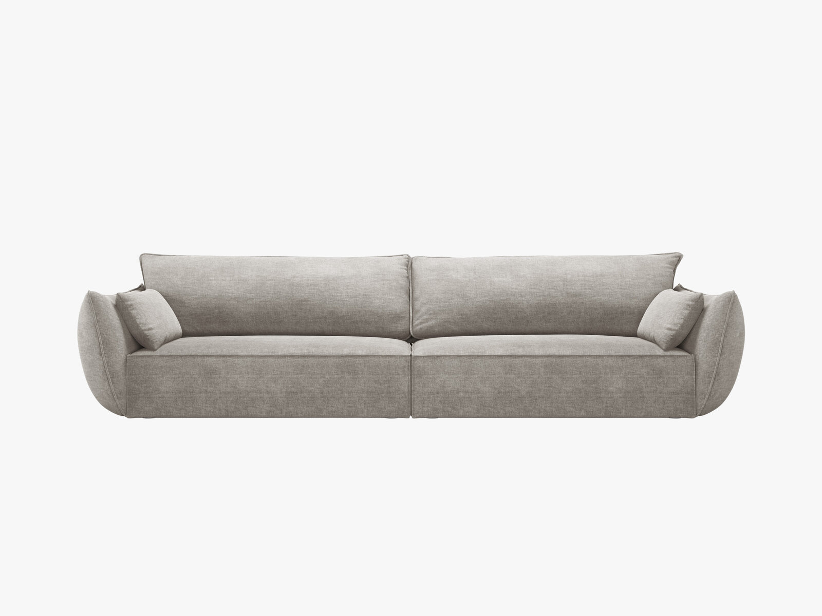 Micadoni 4-Sitzer Sofa Kaelle Chenille Over The Horizon Hellgrau