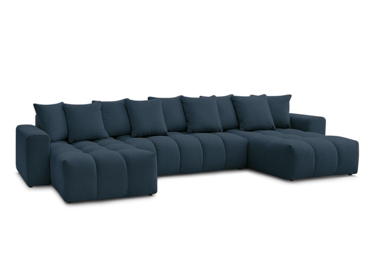 Bobochic Mont-blanc Wohnlandschaft Melange-Stoff Dunkelblau