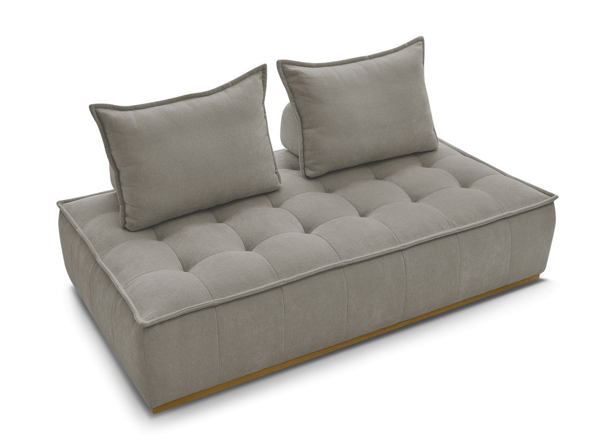 Bobochic Elisa Sofamodul 2-Sitzer Strukturstoff Taupe